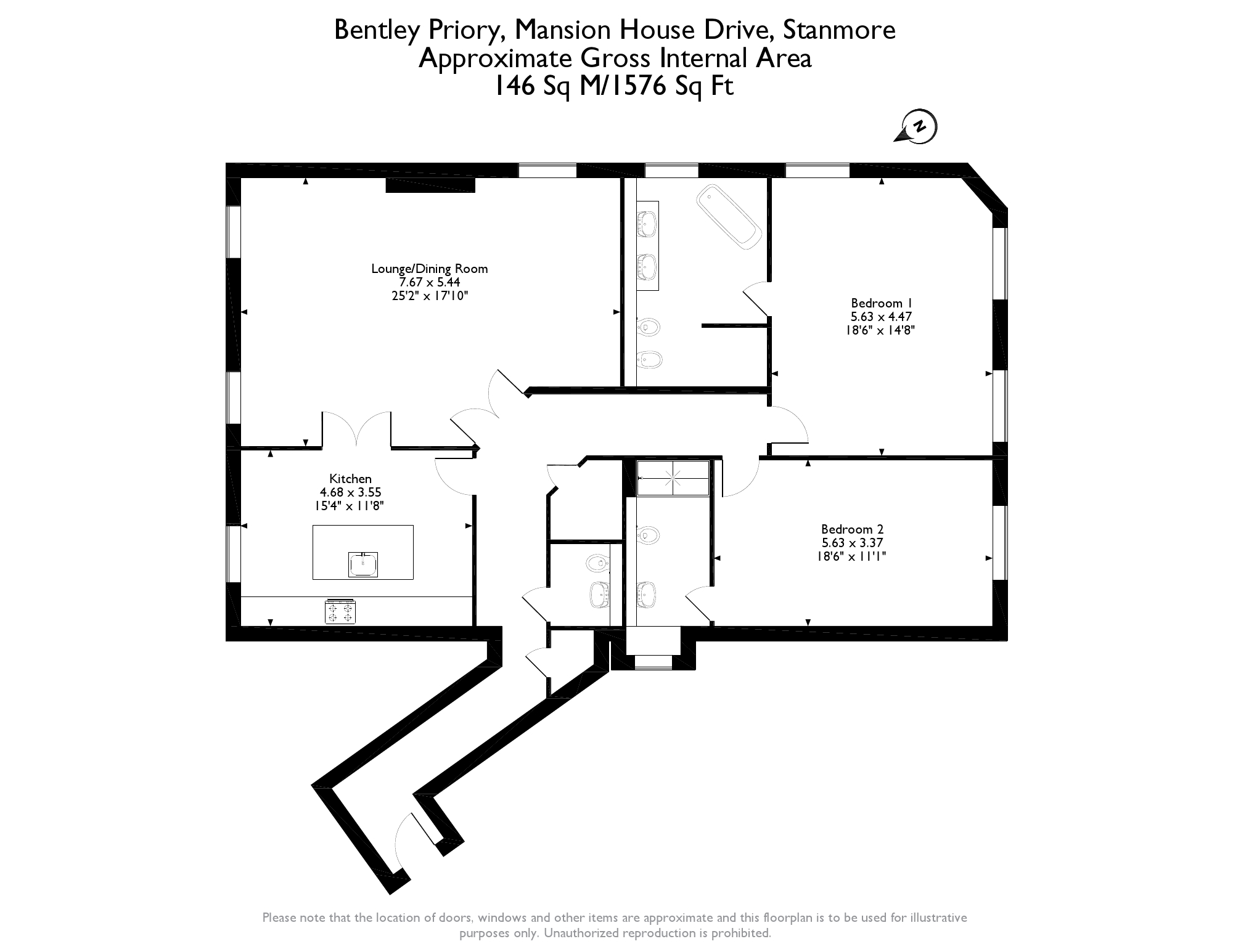 Mansion House Drive Bentley Priory Stanmore Ha7 2 Bedroom Penthouse For Sale 55842063 Primelocation