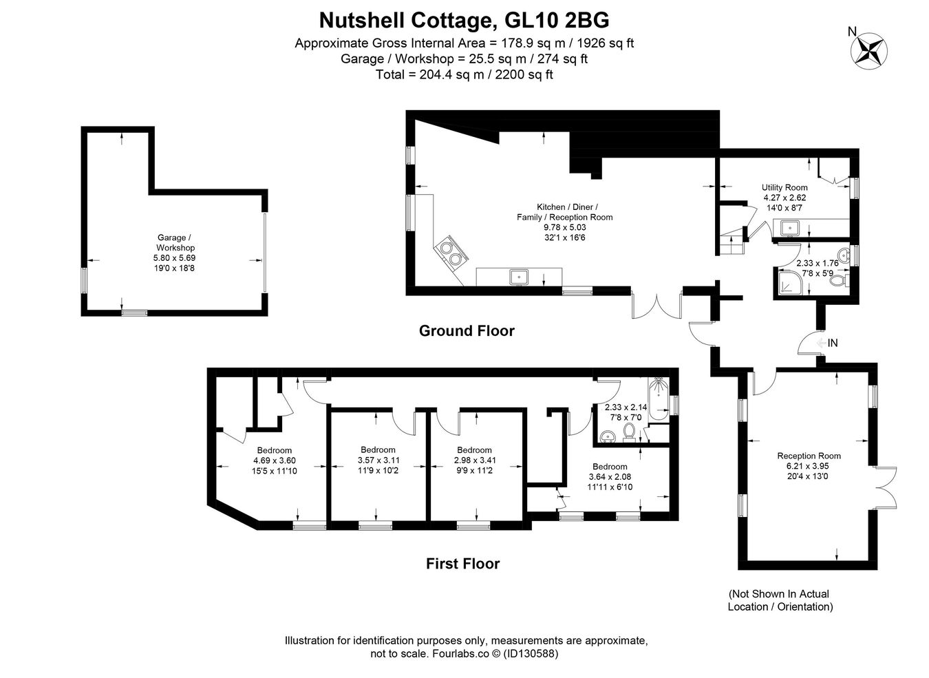 Church Lane, Stonehouse floorplan