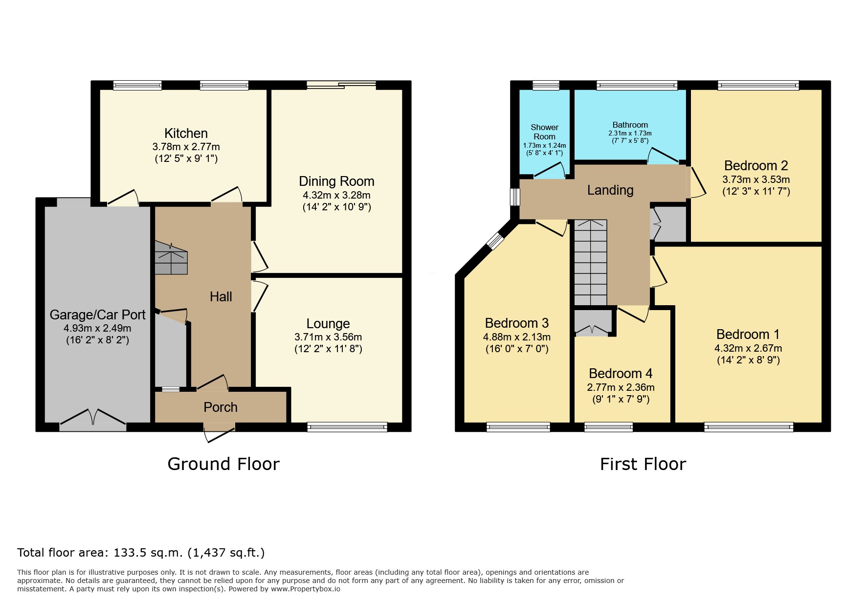 36 The Osiers, Leicester floorplan