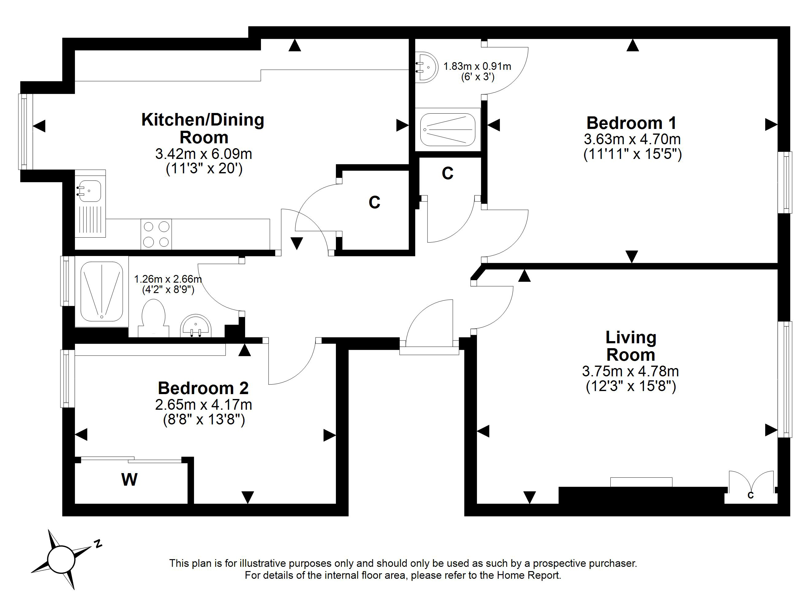 7a, Station Road, DALKEITH floorplan