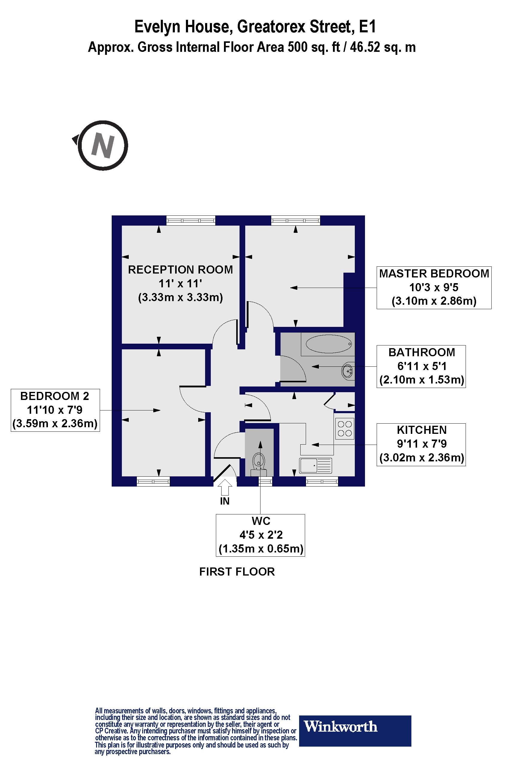 Greatorex Street, London floorplan