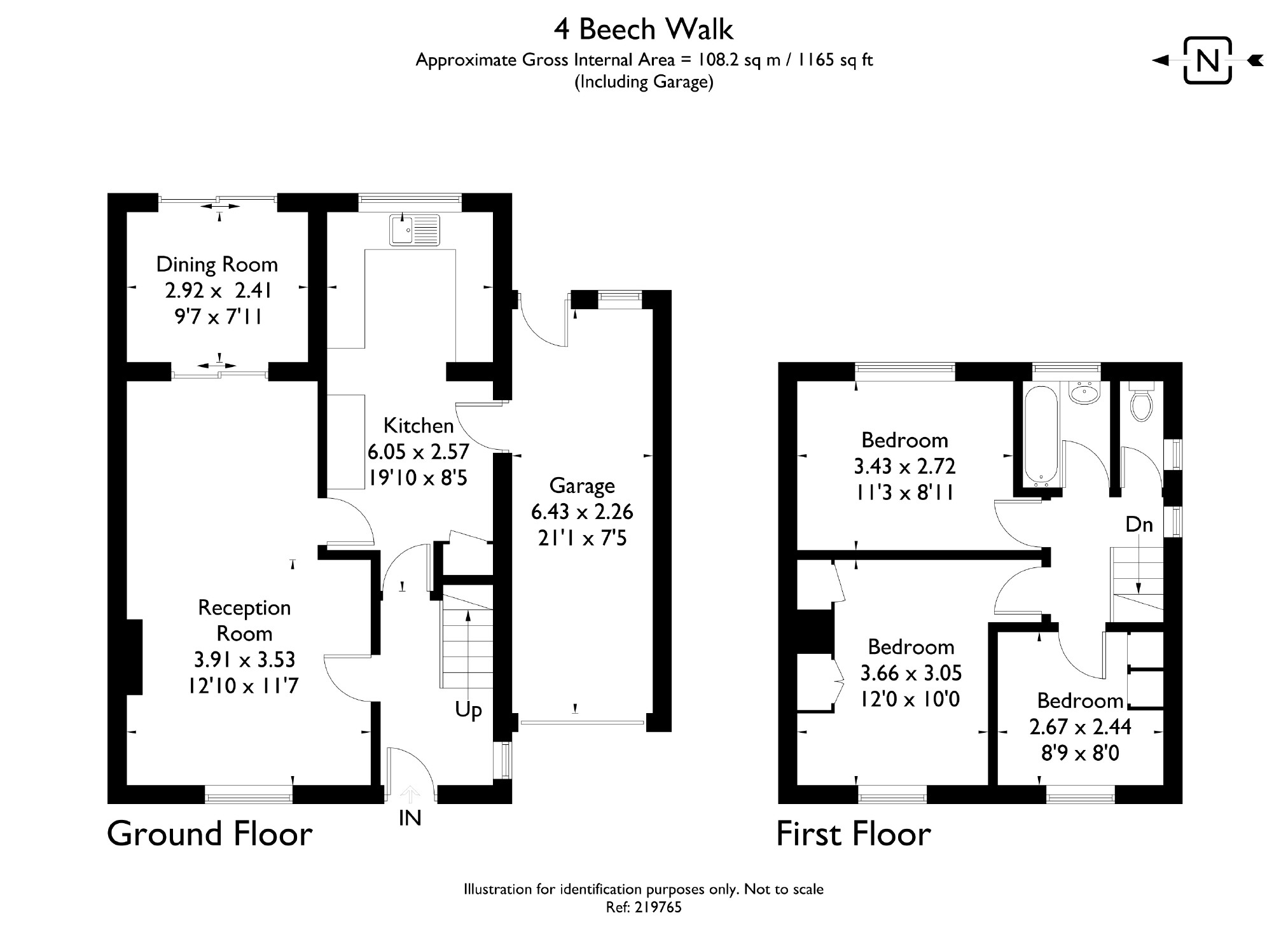 3 Bedrooms Semi-detached house for sale in Beech Walk, Thatcham, Berkshire RG19