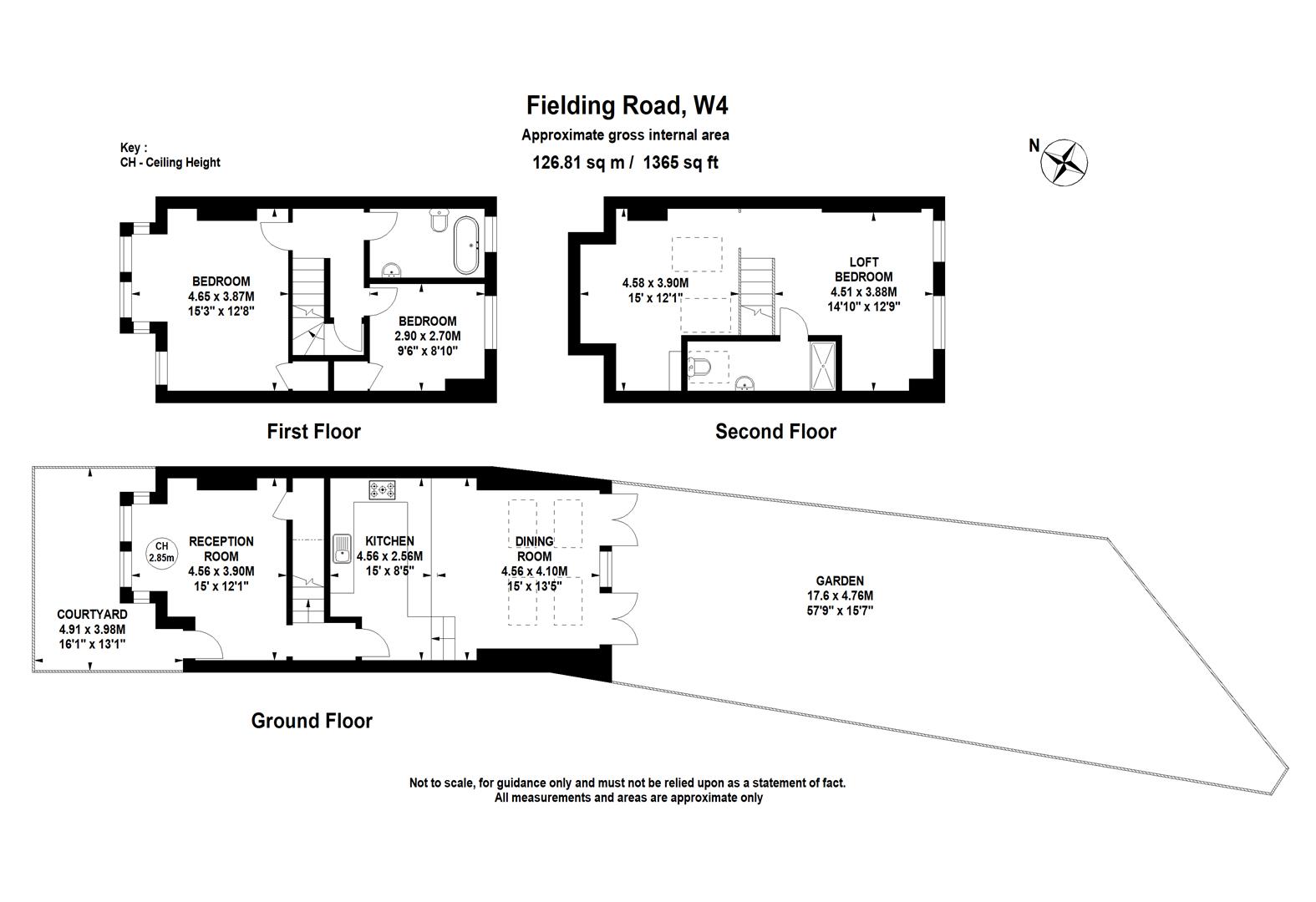 Fielding Road, London W4, 3 bedroom terraced house for sale 62358497