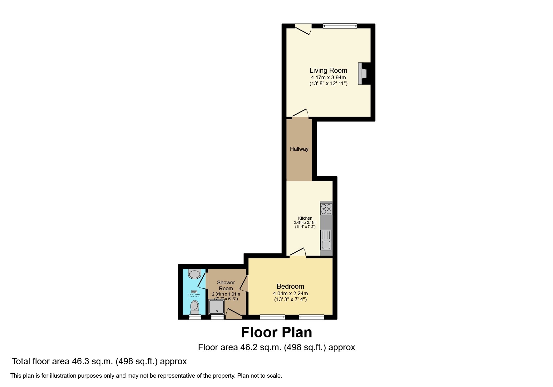 Watermoor Road, Cirencester GL7, 1 bedroom flat for sale 61289816