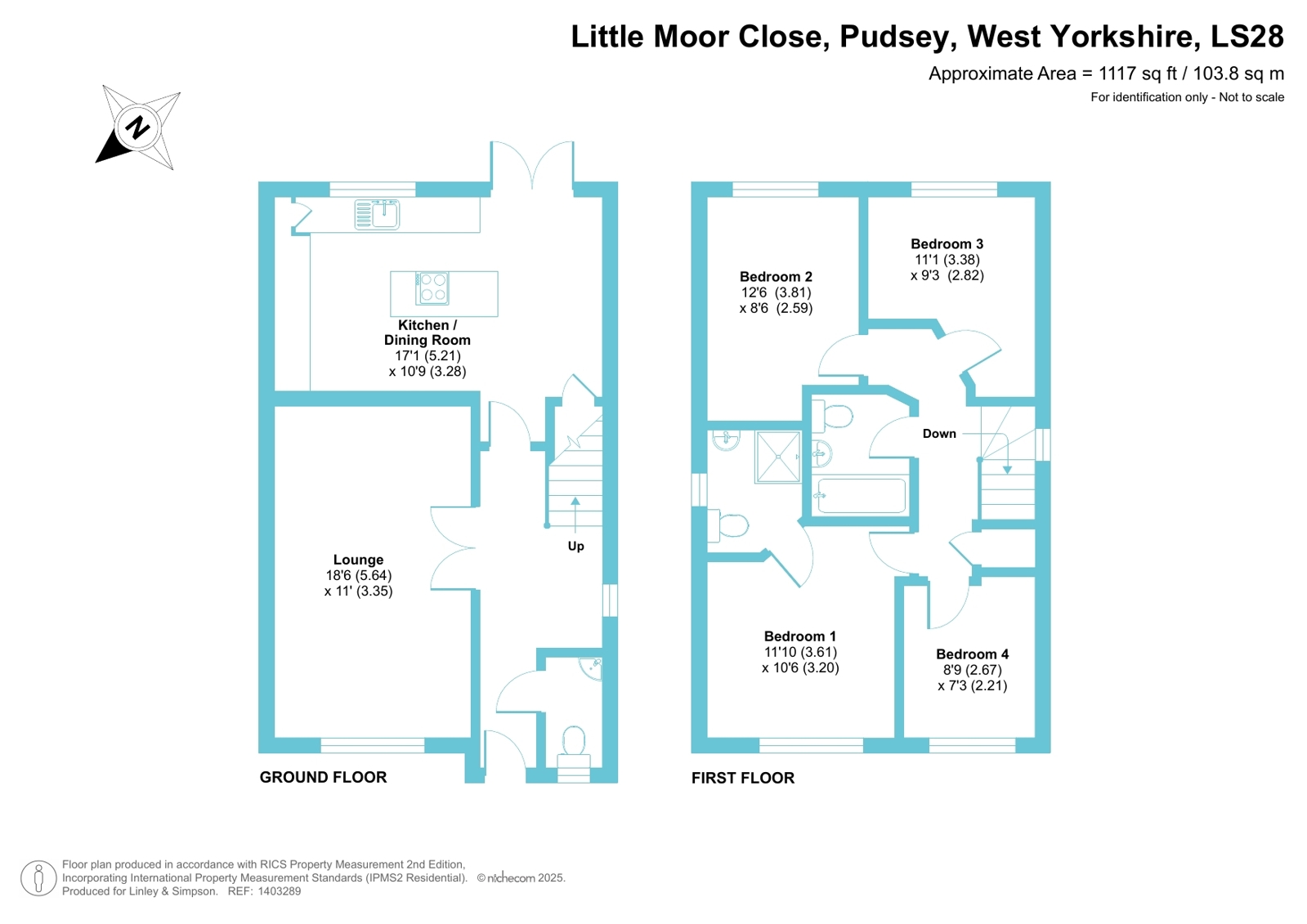 4, Little Moor Close, West Yorkshire floorplan