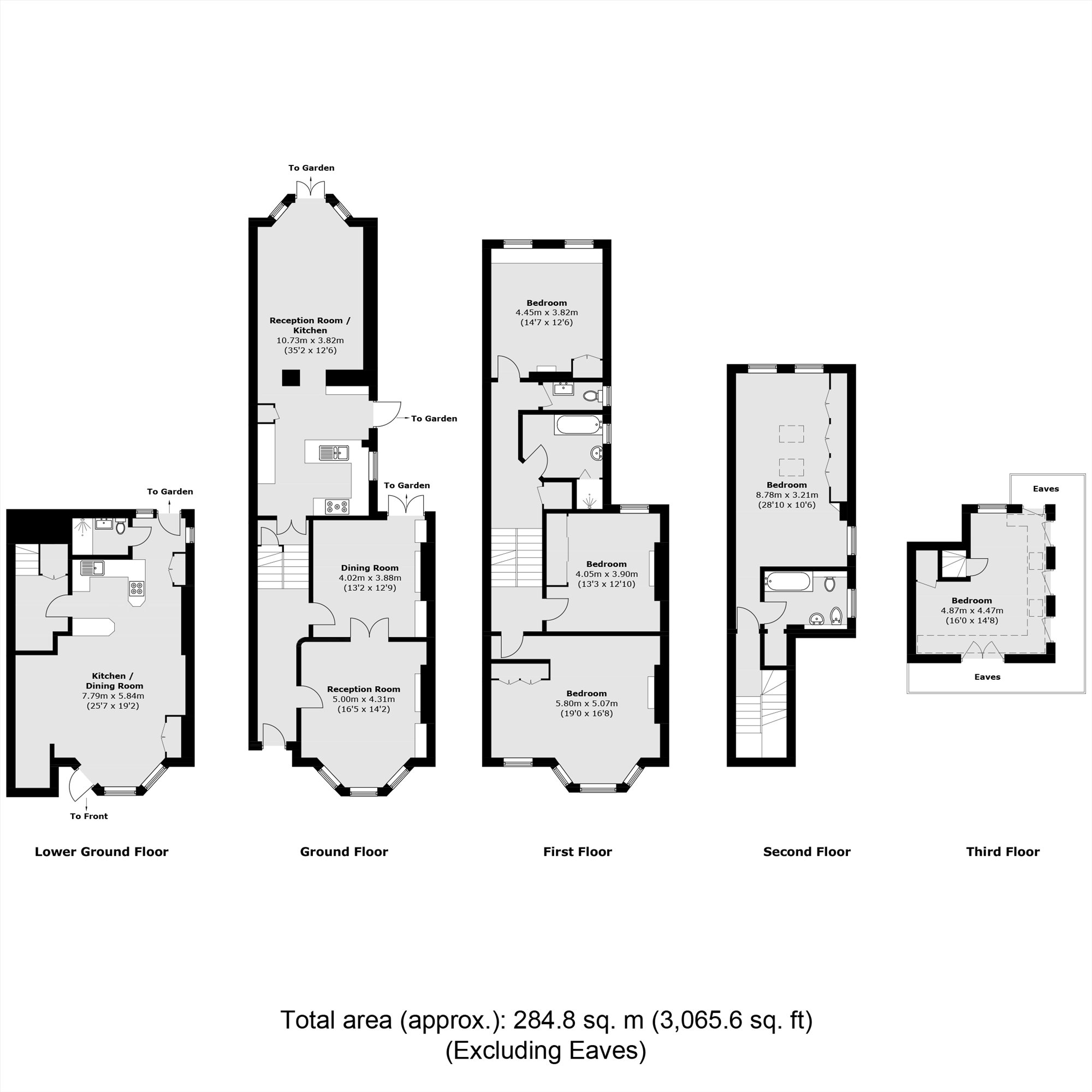 39, Jerningham Road, London floorplan