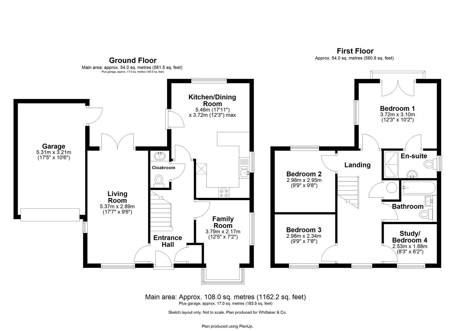 10, Pasture View, Oaklands Lane, St. Albans floorplan