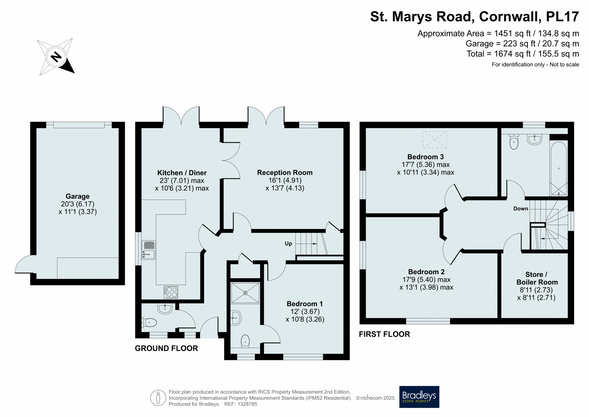 33, St. Marys Road, Cornwall floorplan