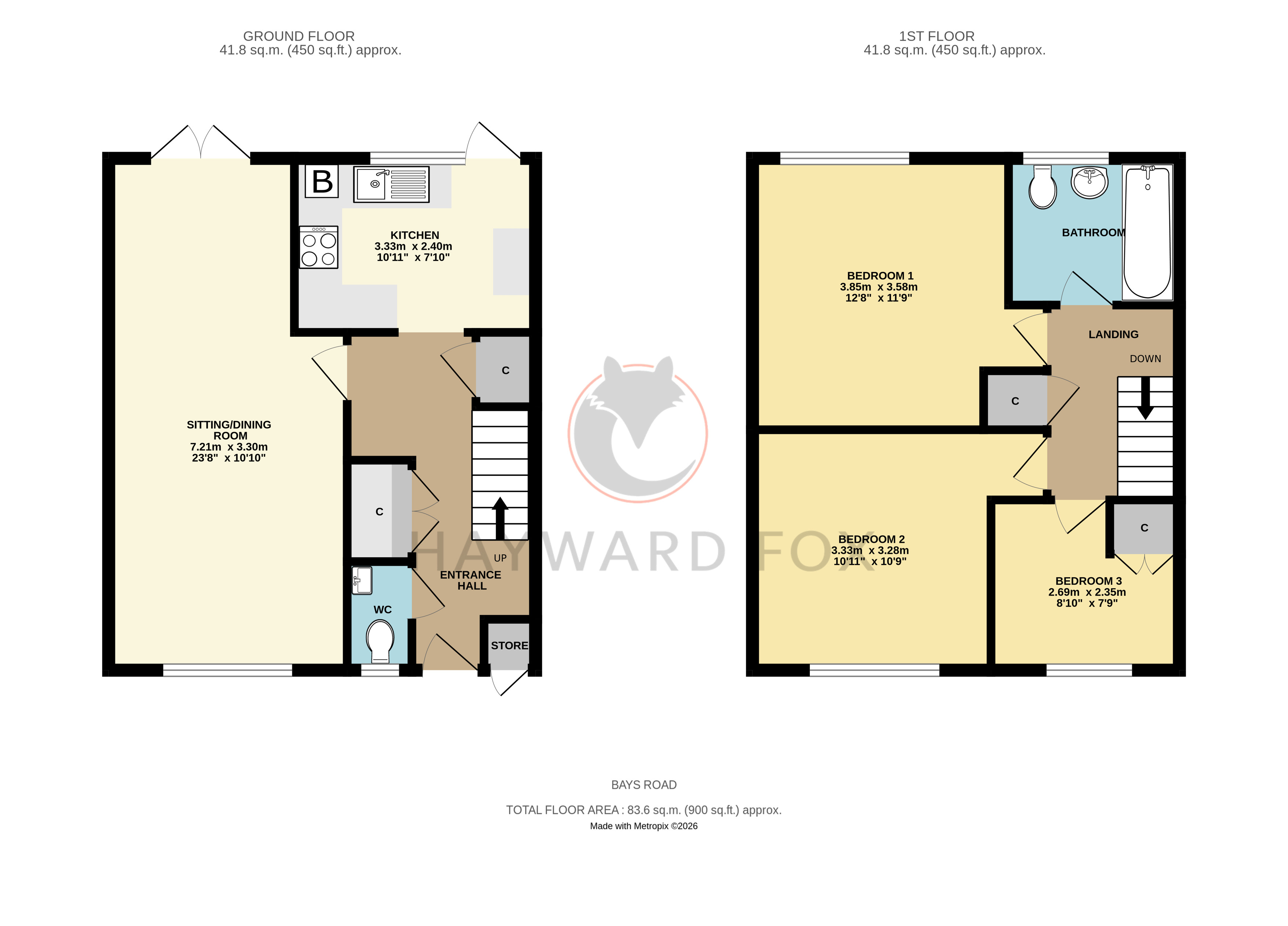 75, Bays Road, Lymington floorplan