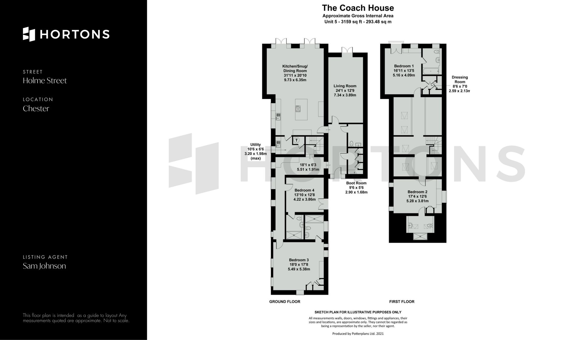 The Coach House Abbeyfield Court Holme Street, Chester floorplan