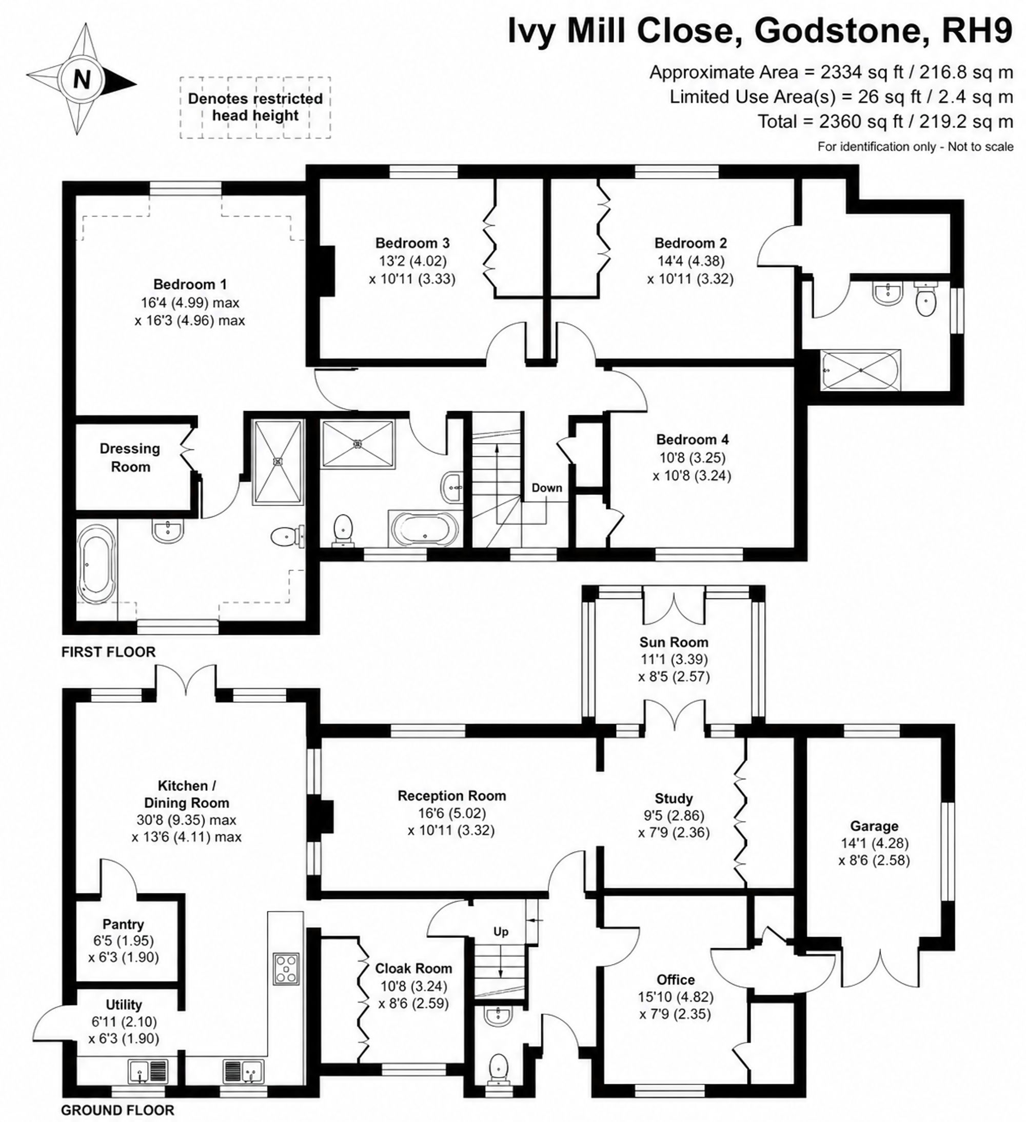 7 Ivy Mill Close, Godstone floorplan
