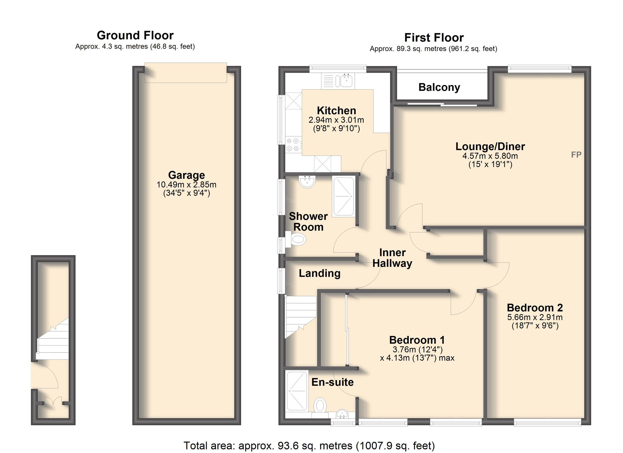 44 Moorbank Road, Sheffield floorplan