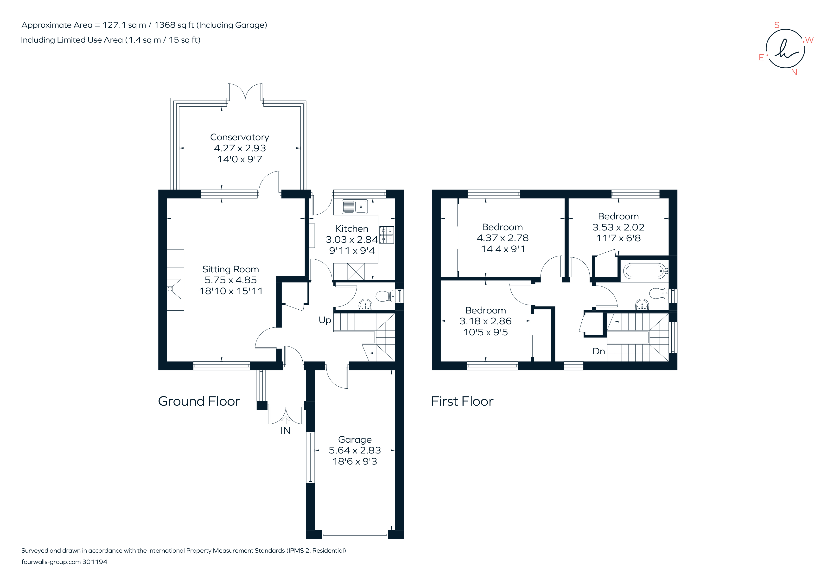 14, Fishersdene, Esher floorplan