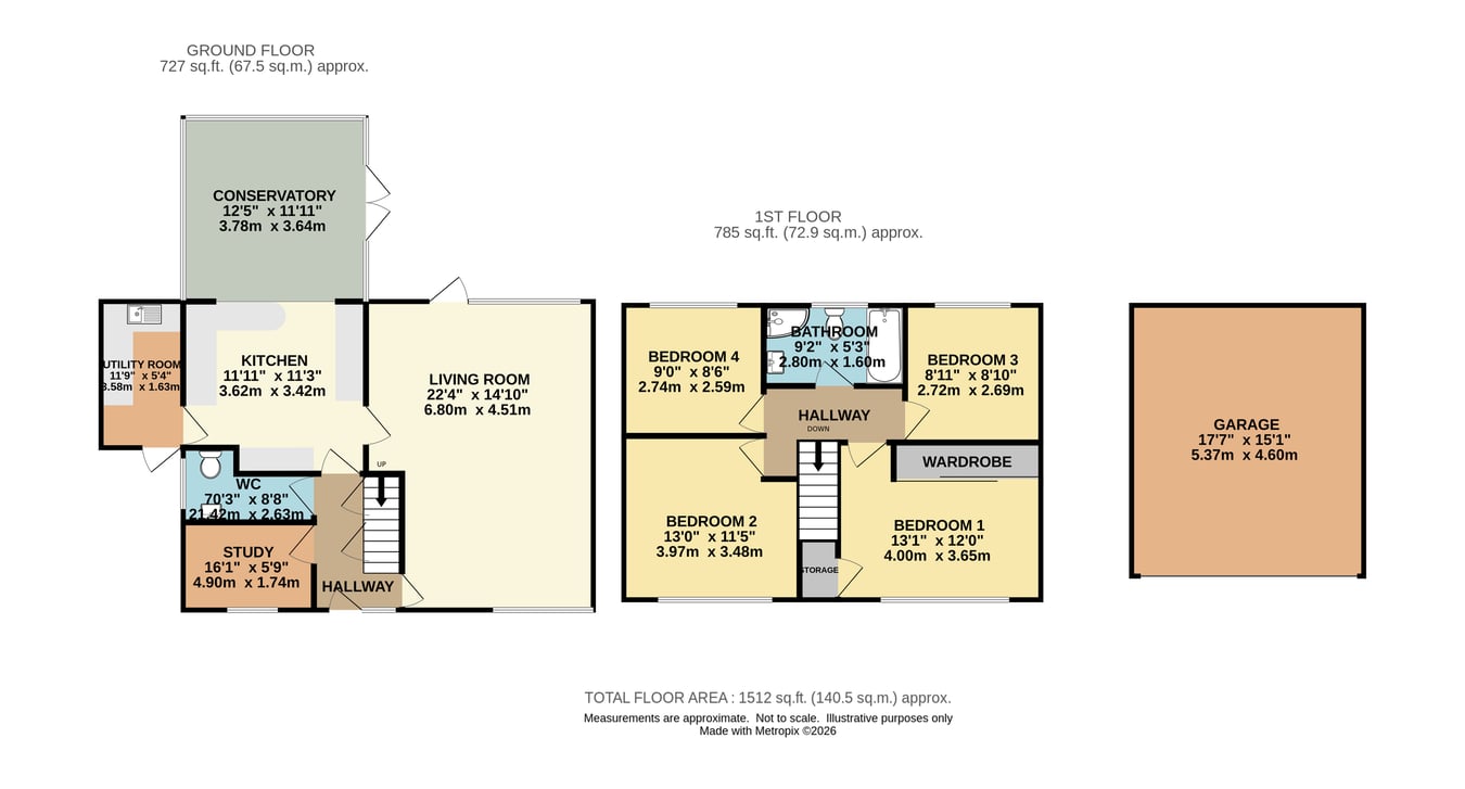 14, Egdon Drive, Wimborne floorplan