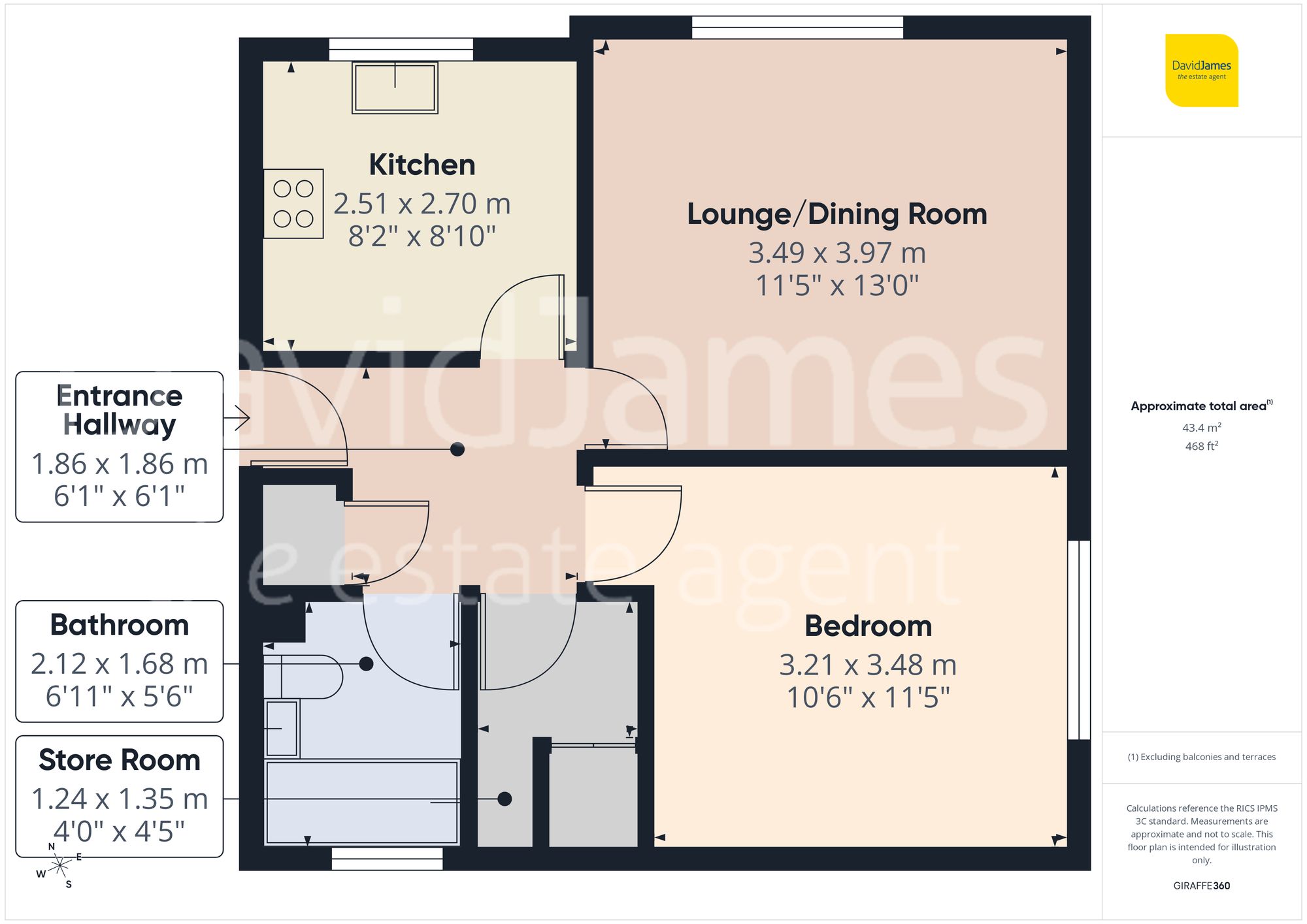 23 Willow Road, Nottingham floorplan