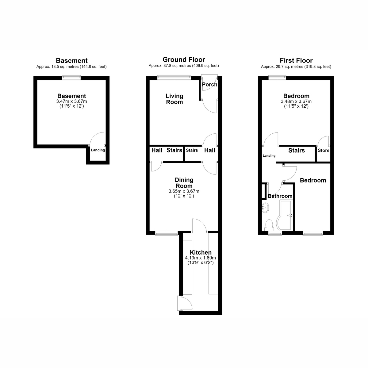 44, Florist Street, Stockport floorplan
