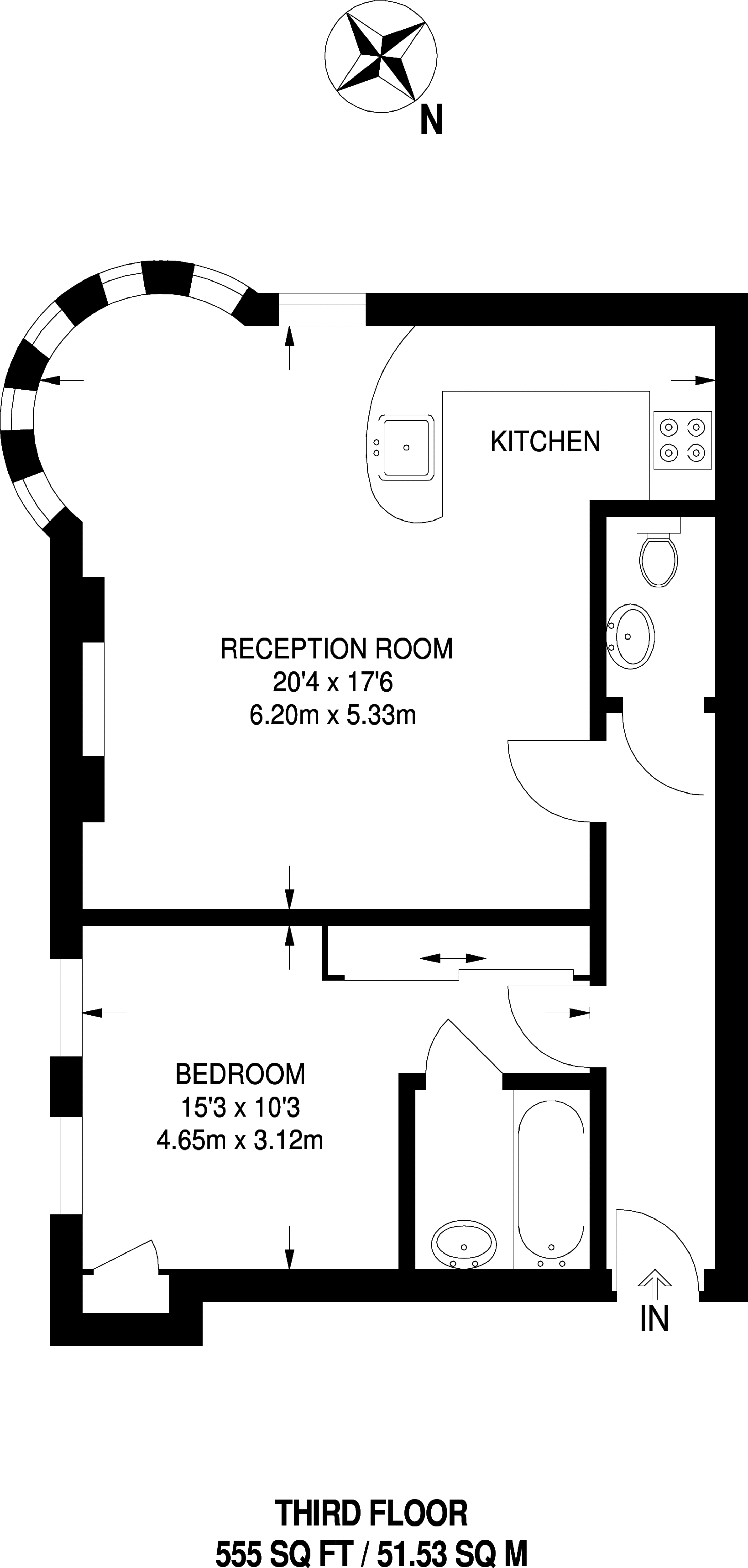 1 Bedrooms Flat to rent in Bernard Street, Bloomsbury WC1N