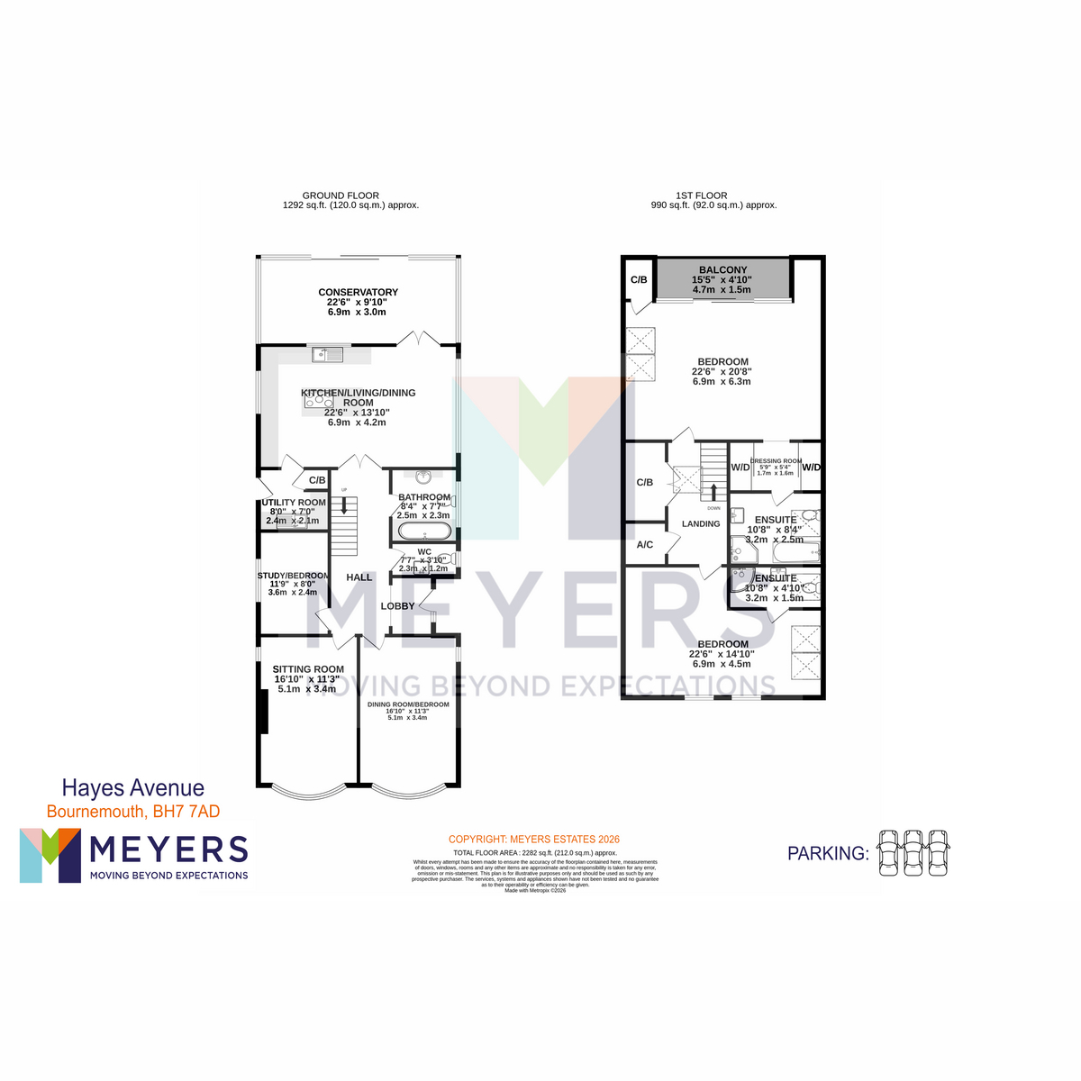 2a, Hayes Avenue, Bournemouth floorplan