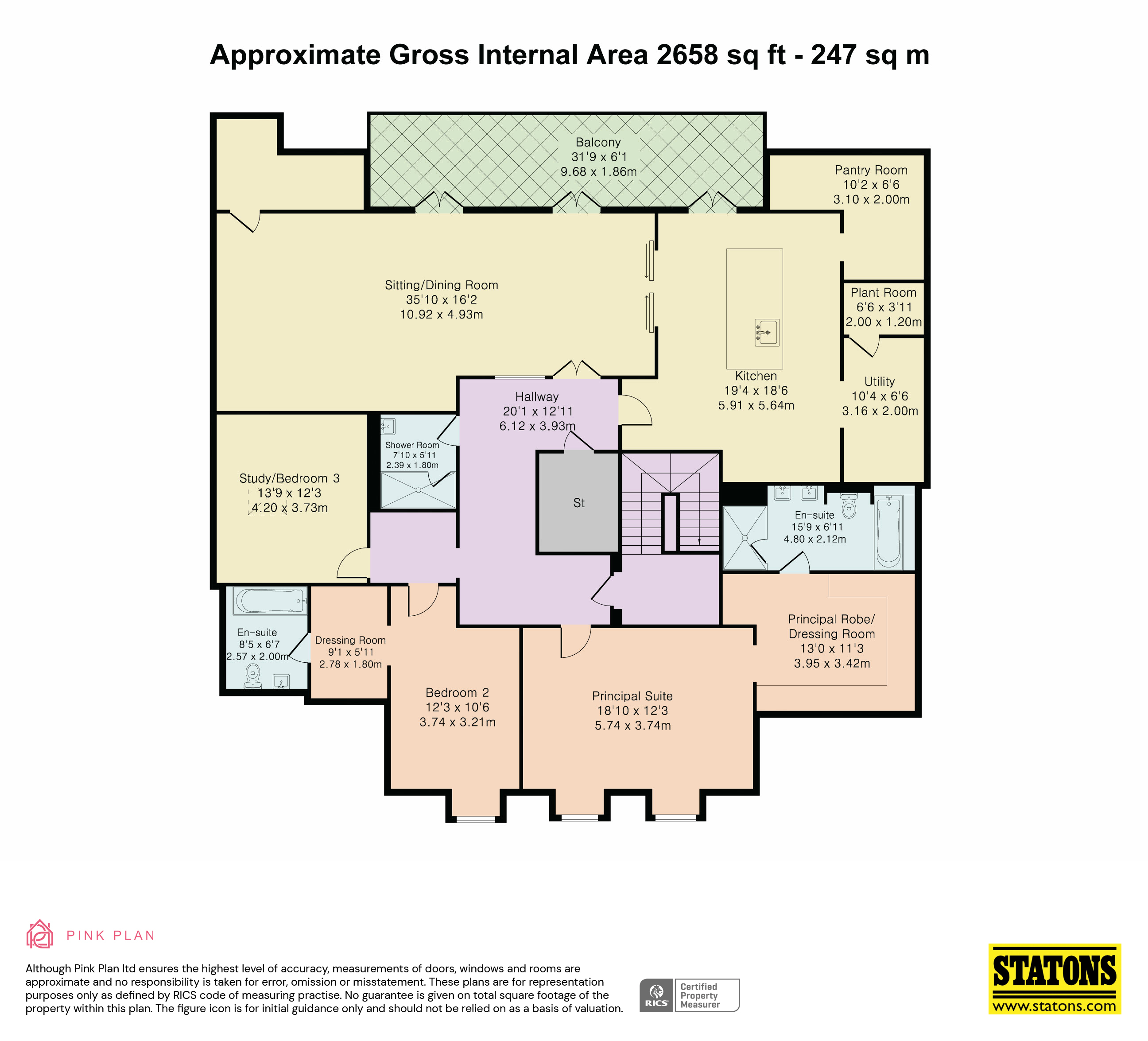 Apartment 9, Sereno House, 22, Beech Hill, Hadley Wood floorplan