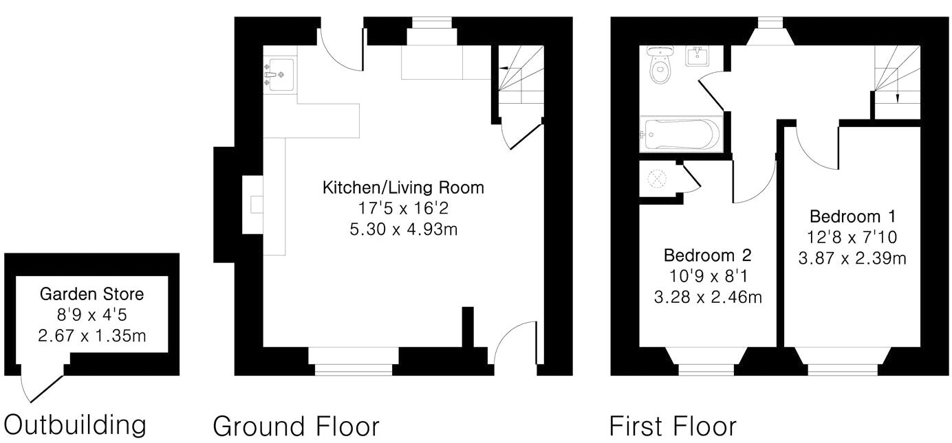 4 Netherton Hill,, Drewsteignton, Devon floorplan