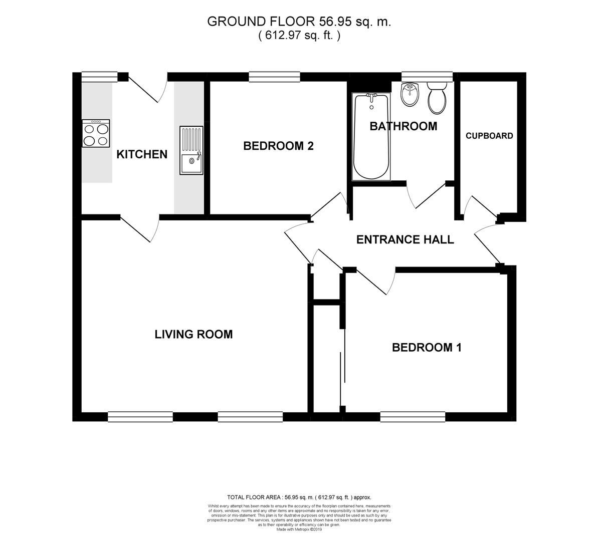 2 Bedrooms Flat for sale in Bliss Way, Cherry Hinton, Cambridge CB1