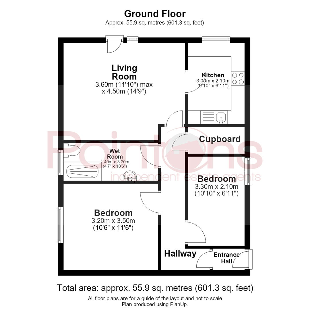 5, Queens Court, Queens Road, Nuneaton floorplan