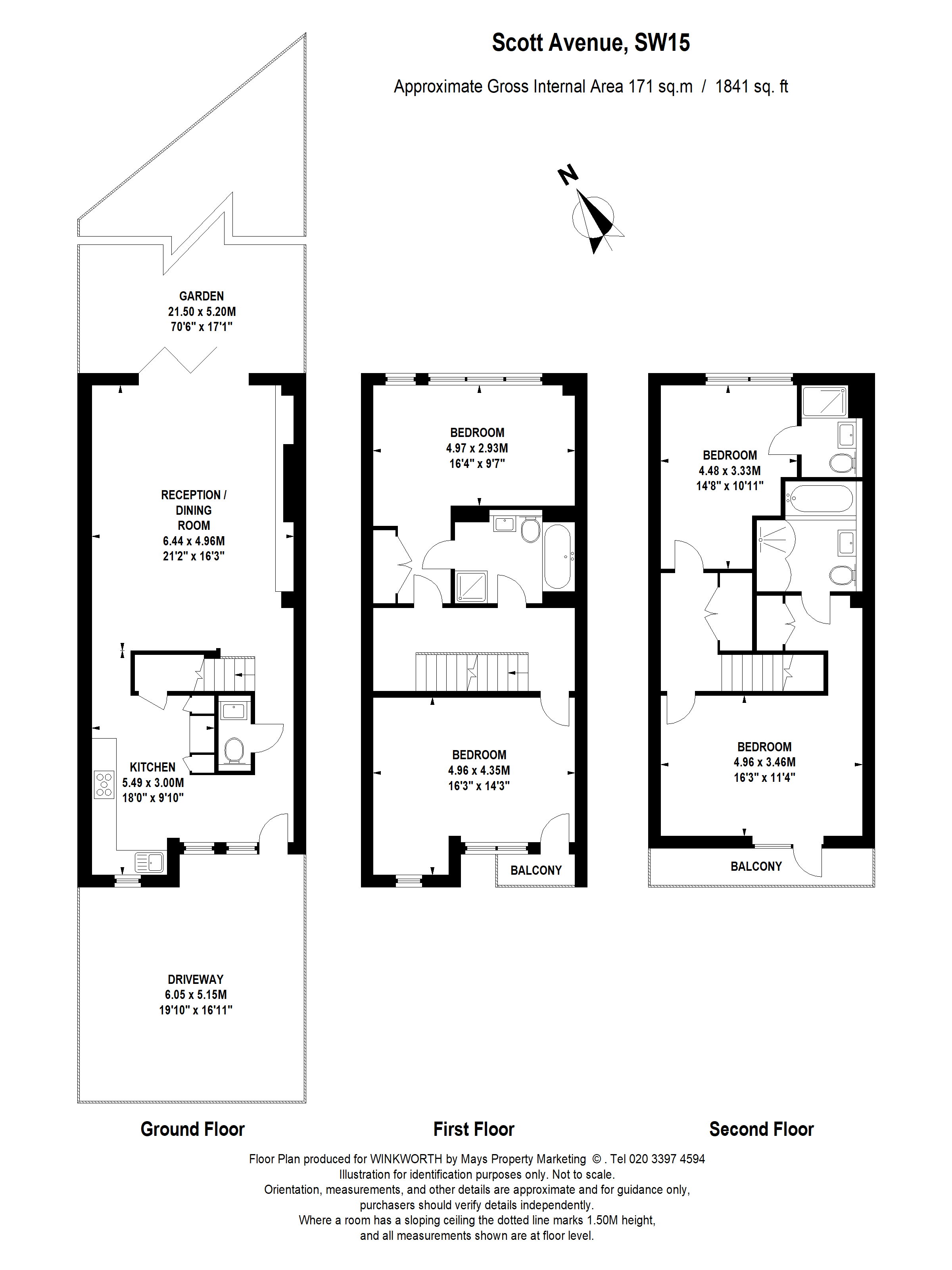 17, Scott Avenue, London floorplan