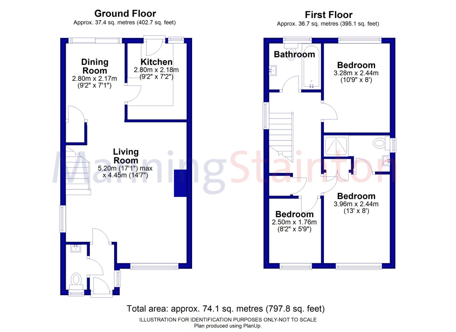 31, Grange Park Close, Castleford floorplan