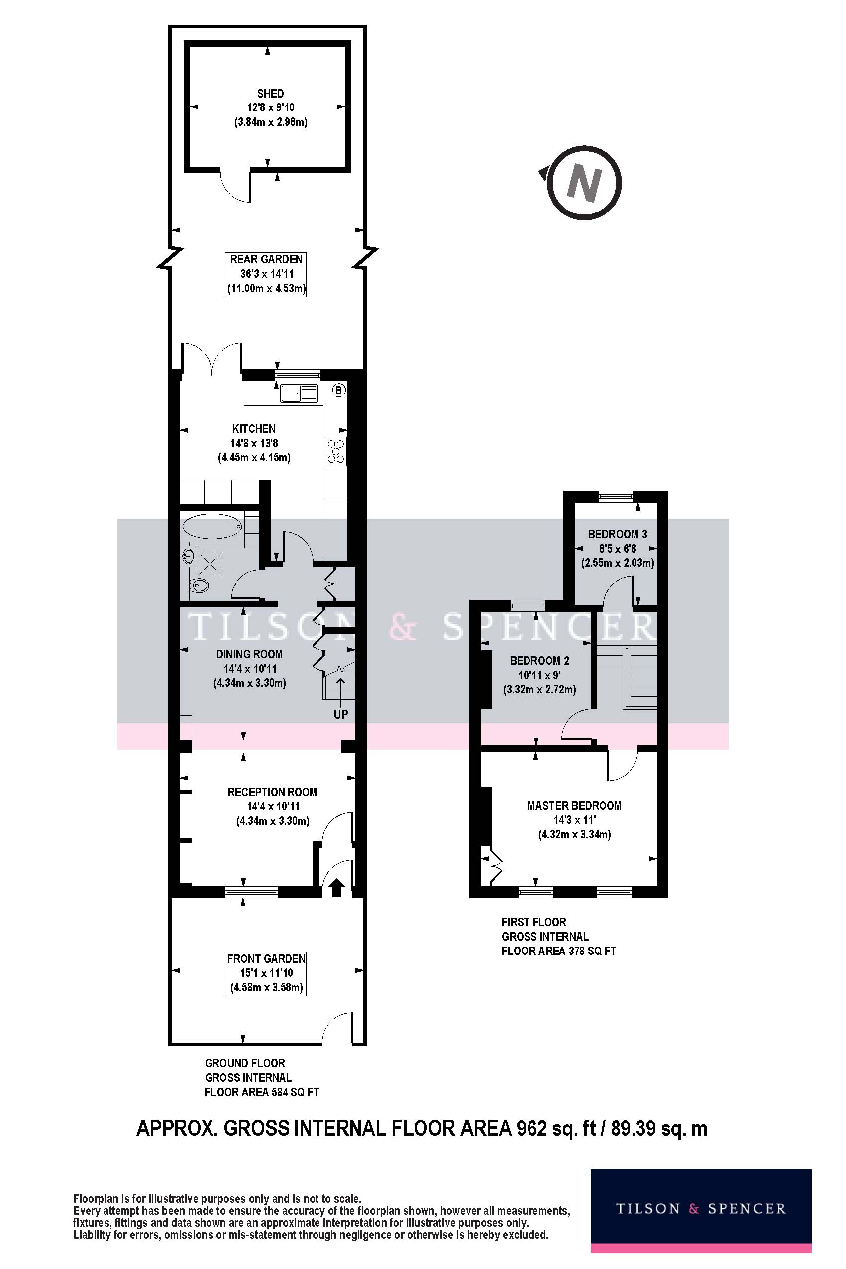 20, Spencer Road, London floorplan