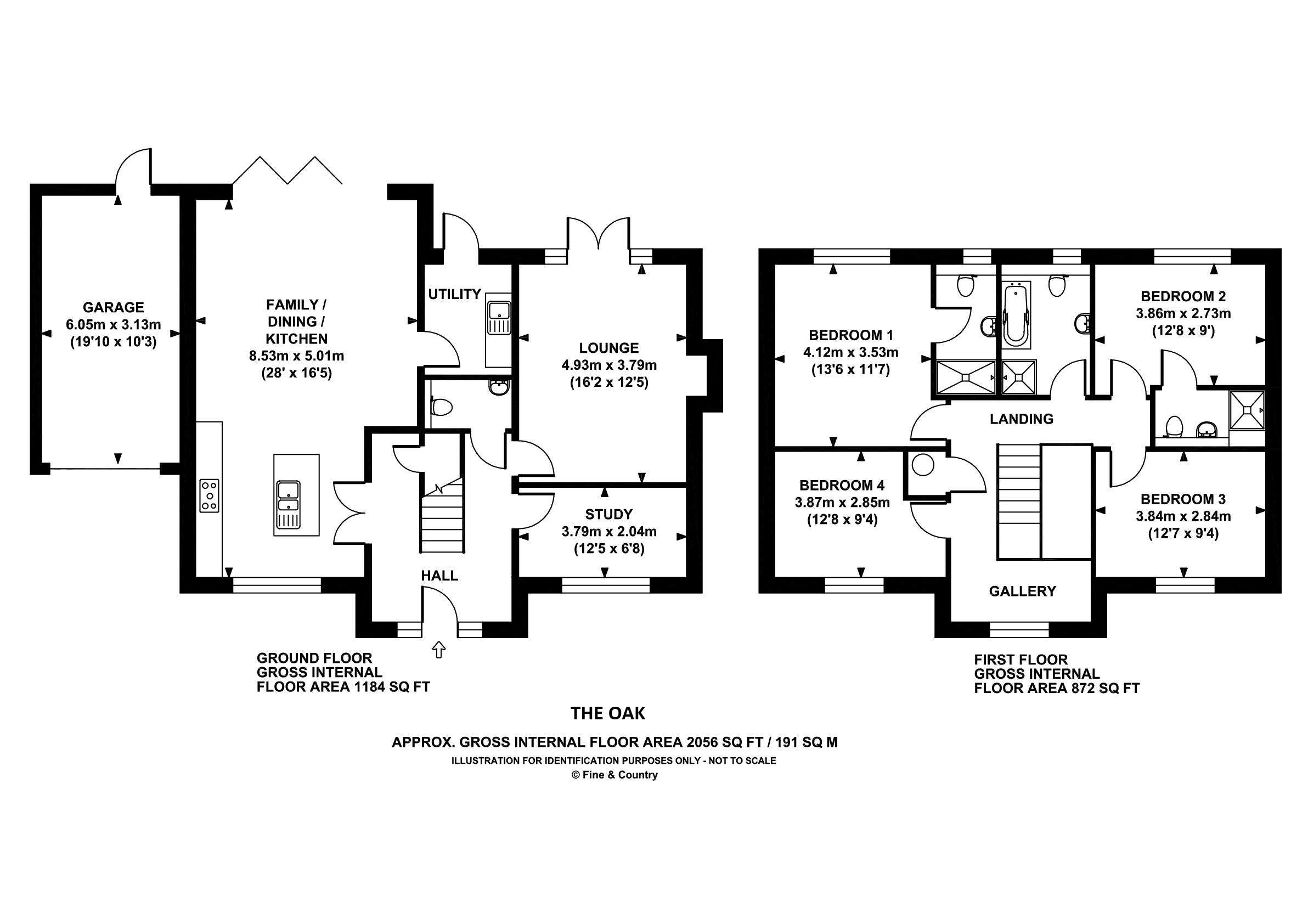 PLOT 3,, The Oak, Langho floorplan
