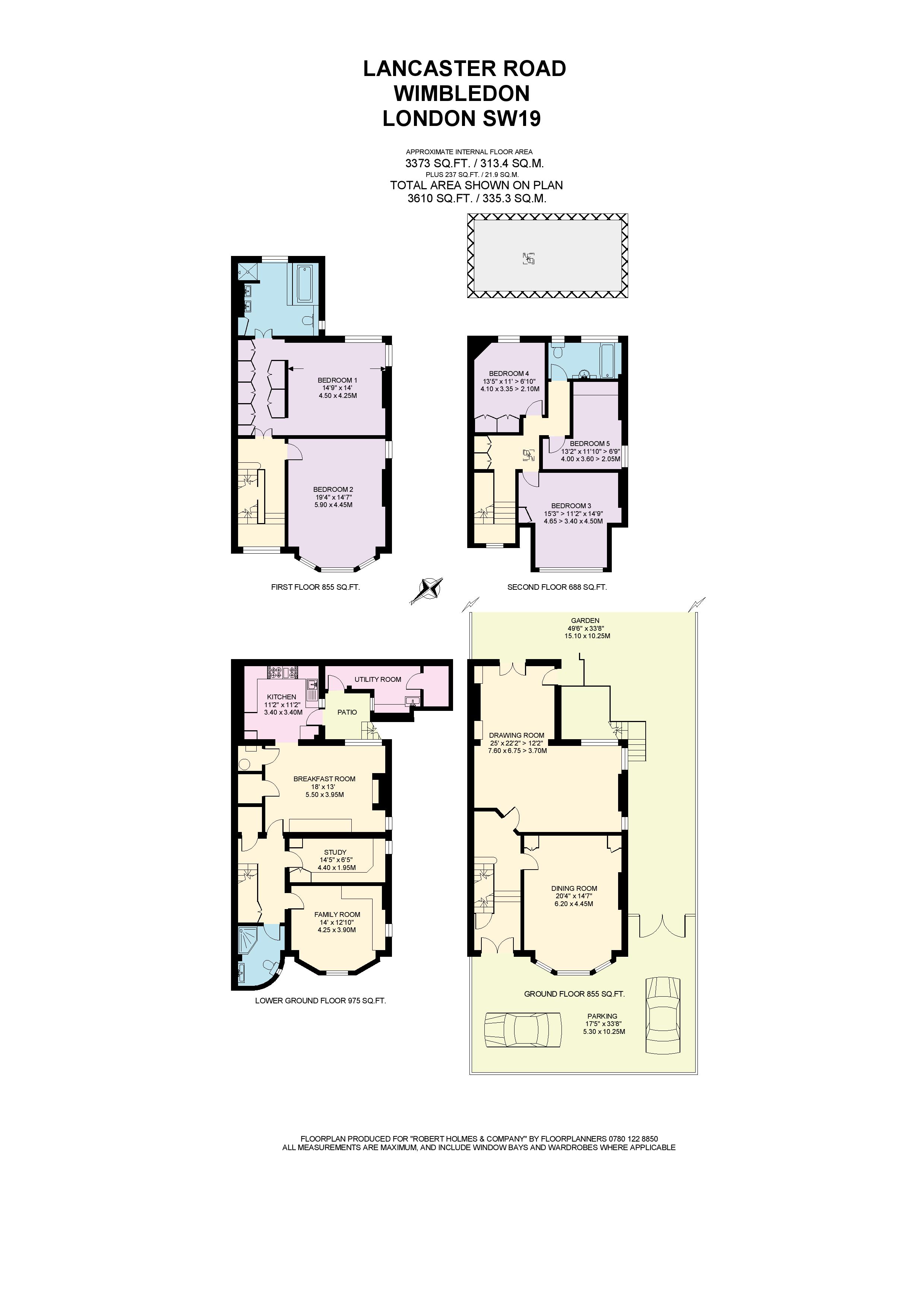 18, Lancaster Road, London floorplan