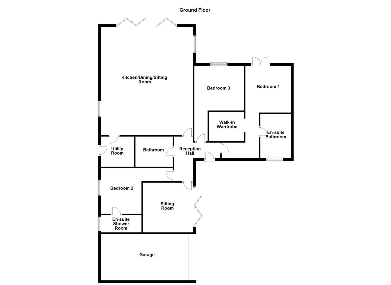Stoney Lane, Chapelthorpe, Wakefield WF4, 3 bedroom detached bungalow