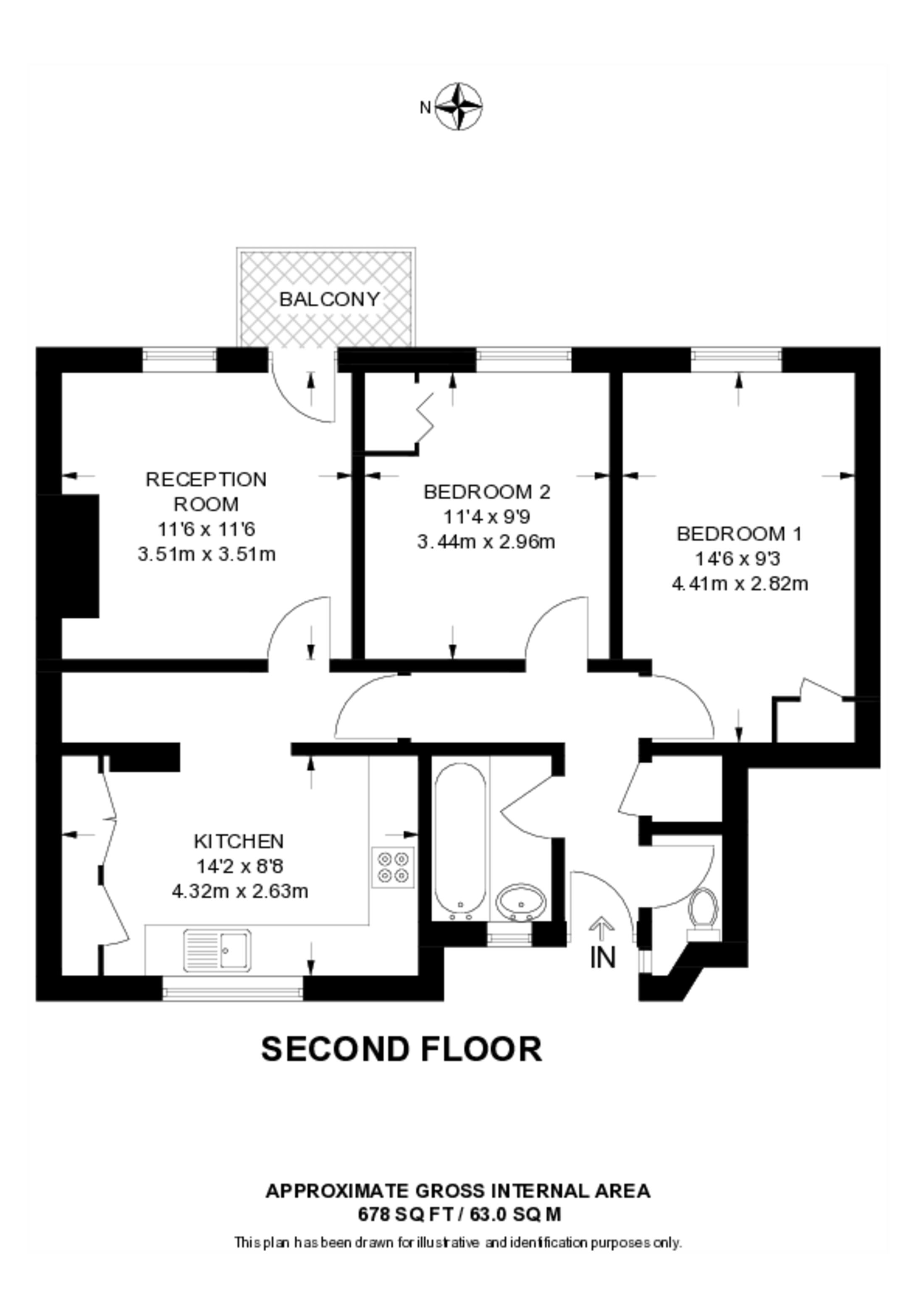 Hemans Street, Vauxhall floorplan