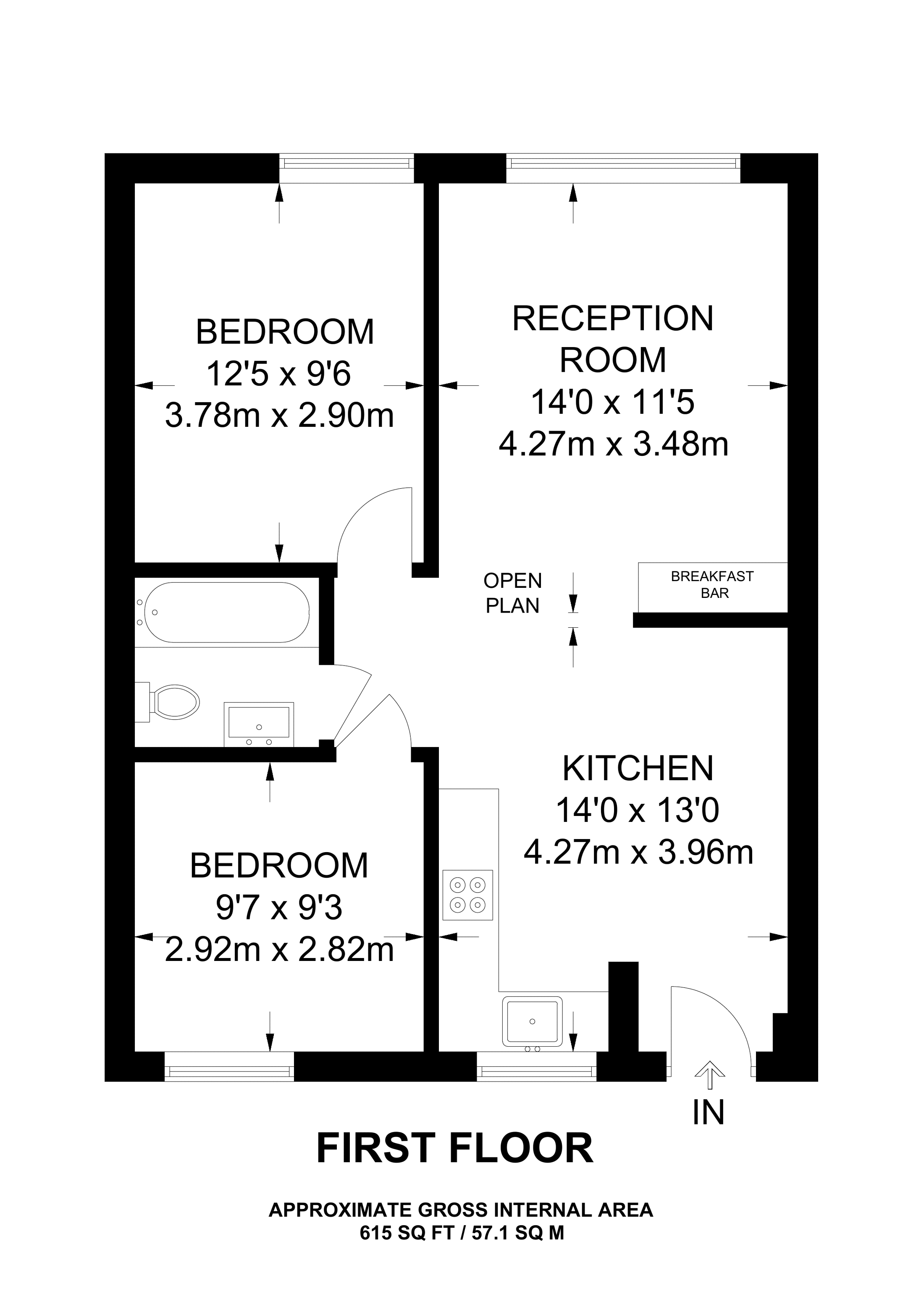 2 Bedrooms Flat to rent in Angel House, Islington N1