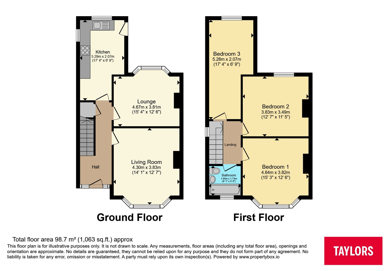 17, Badminton Road, Newport floorplan