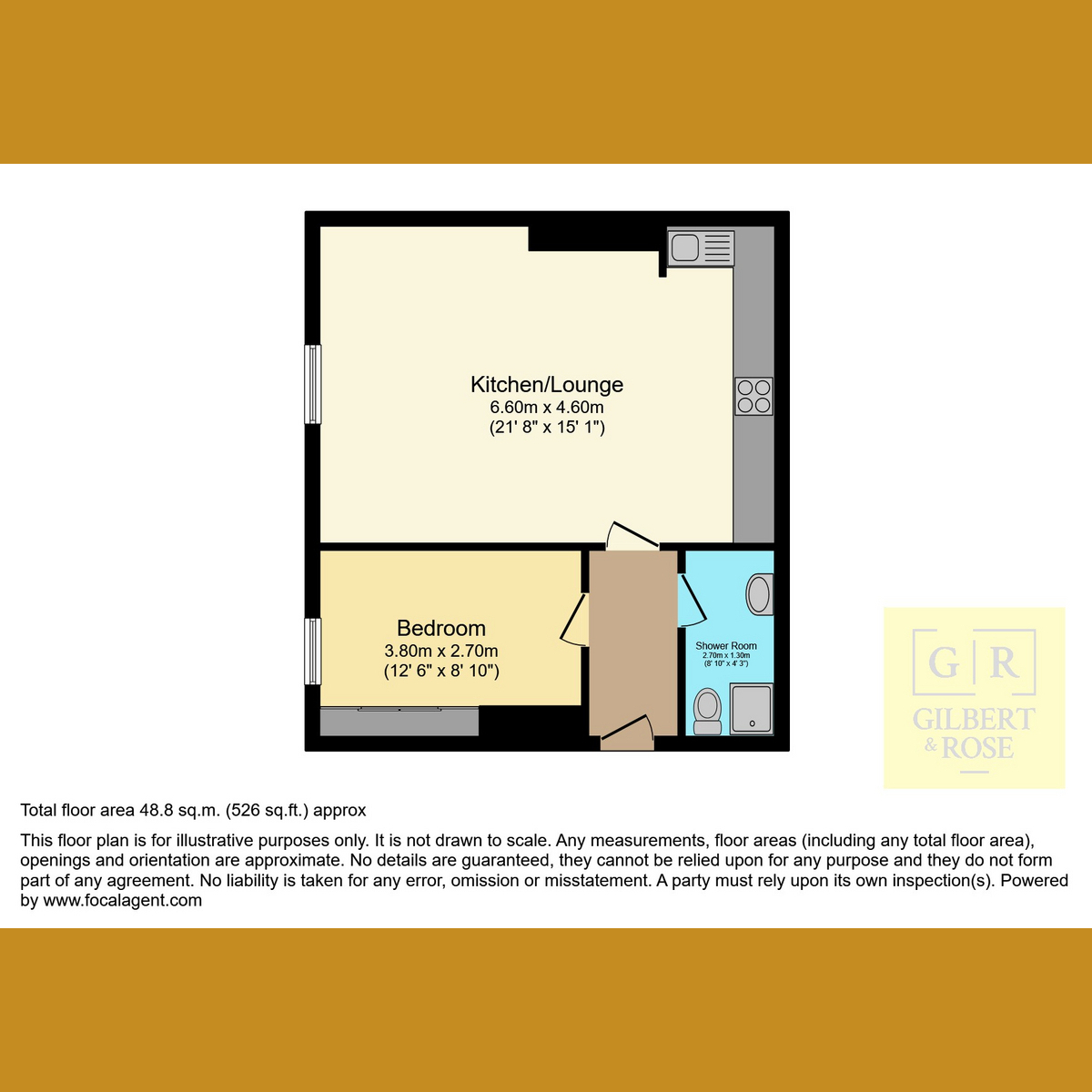 Flat FLAT 3, MELVILLE COURT, Victoria Road, Southend-on-sea floorplan