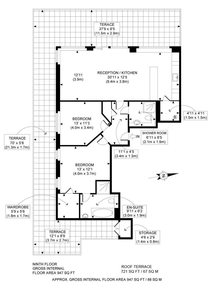 Howard Building, London floorplan