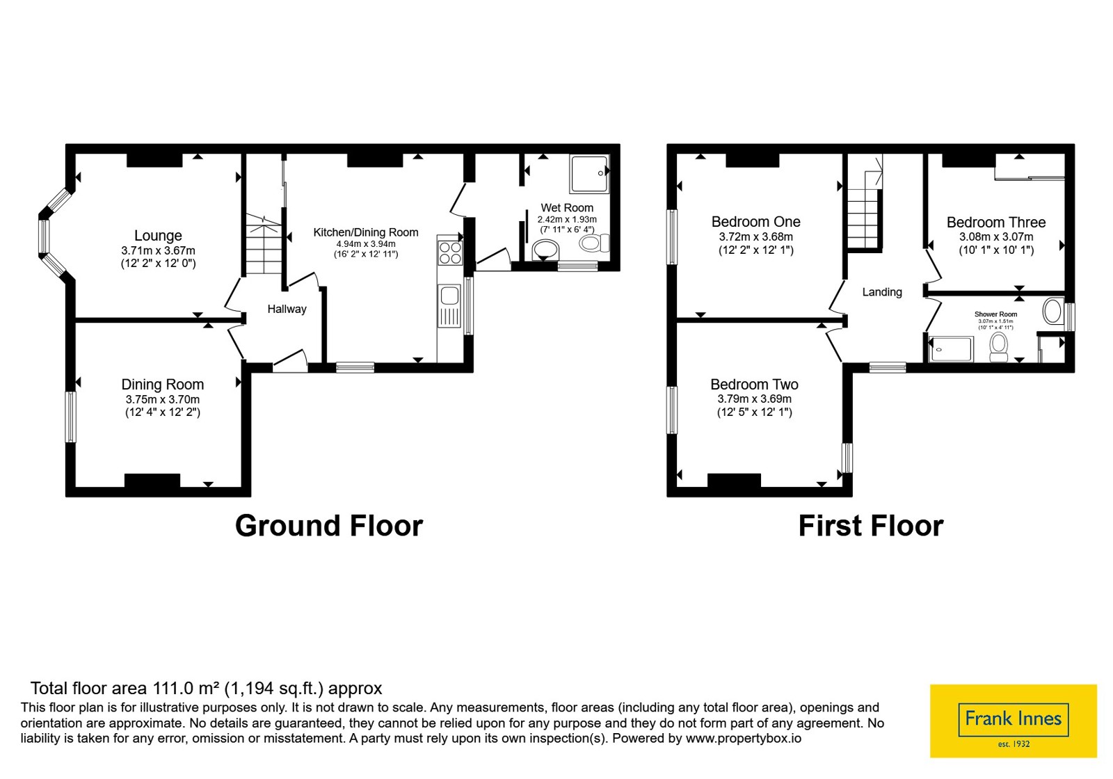 73, Stoneyford Road, Nottinghamshire floorplan