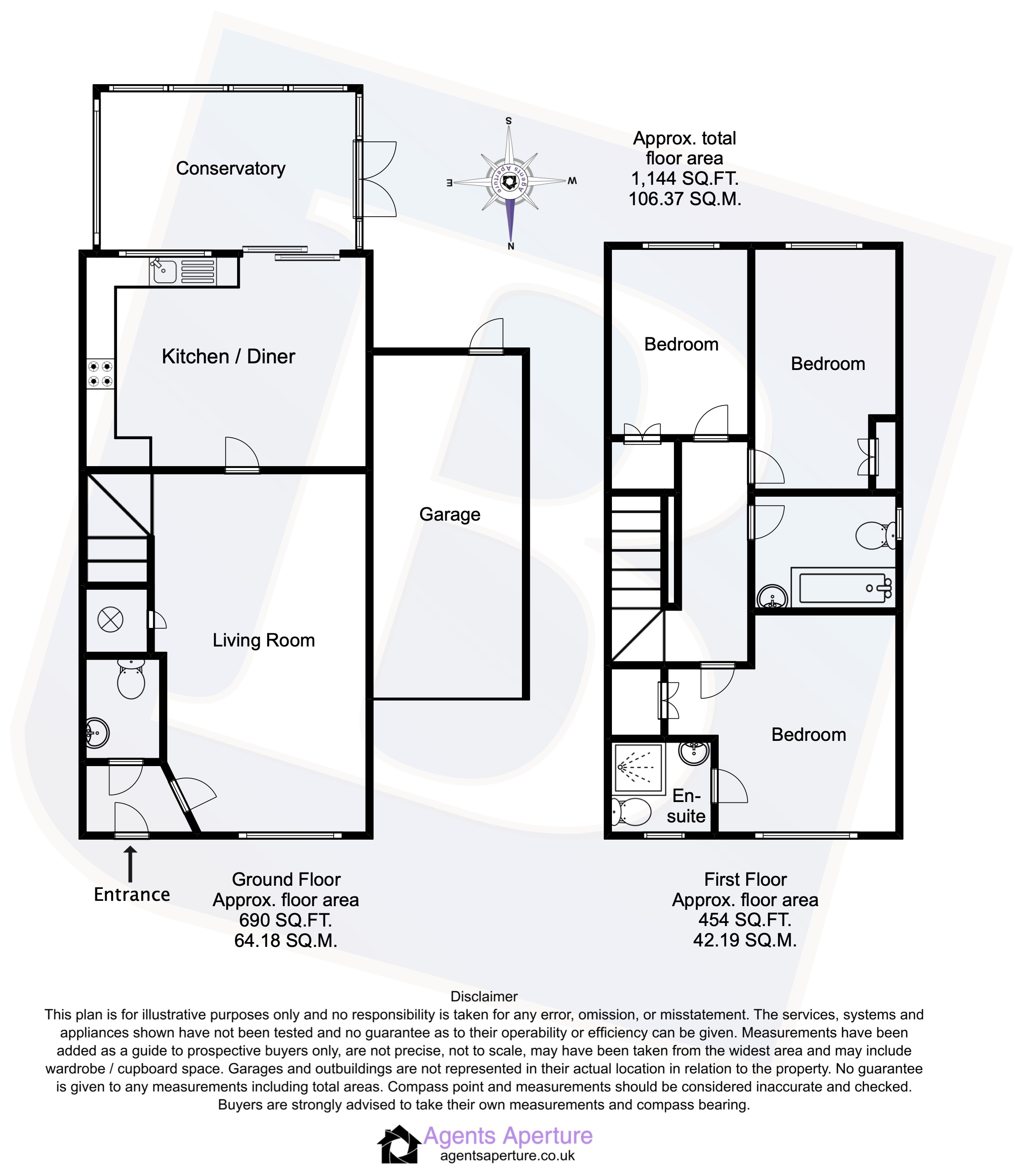 Farne Drive, Wickford, Essex SS12, 3 bedroom semidetached house for