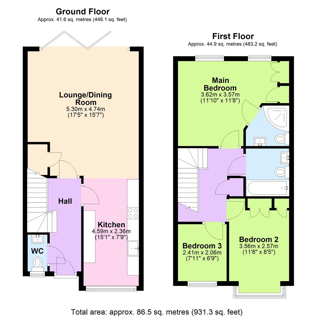 2 Chestnut Close, Langley Road, Kings Langley floorplan