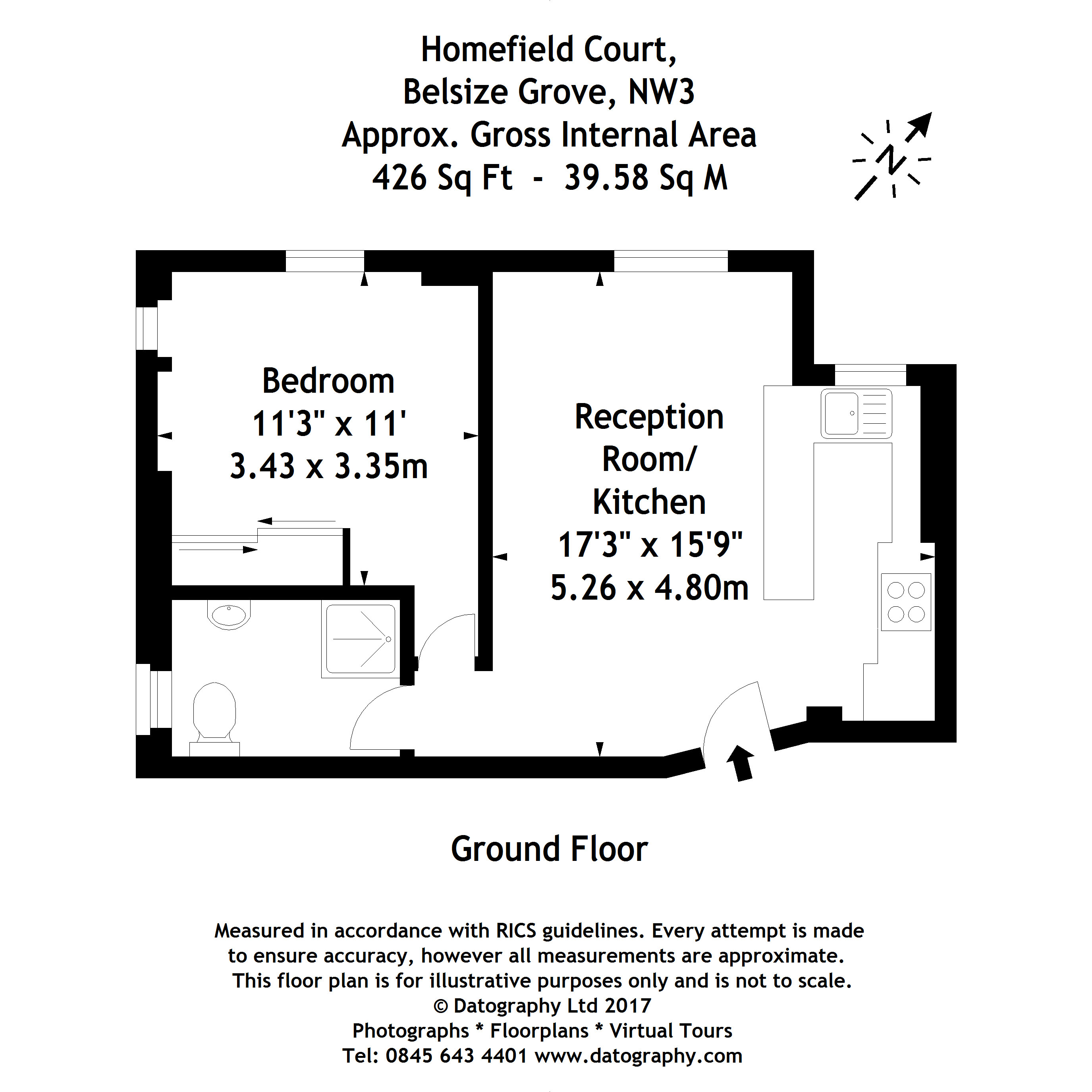 Belsize Grove, London floorplan