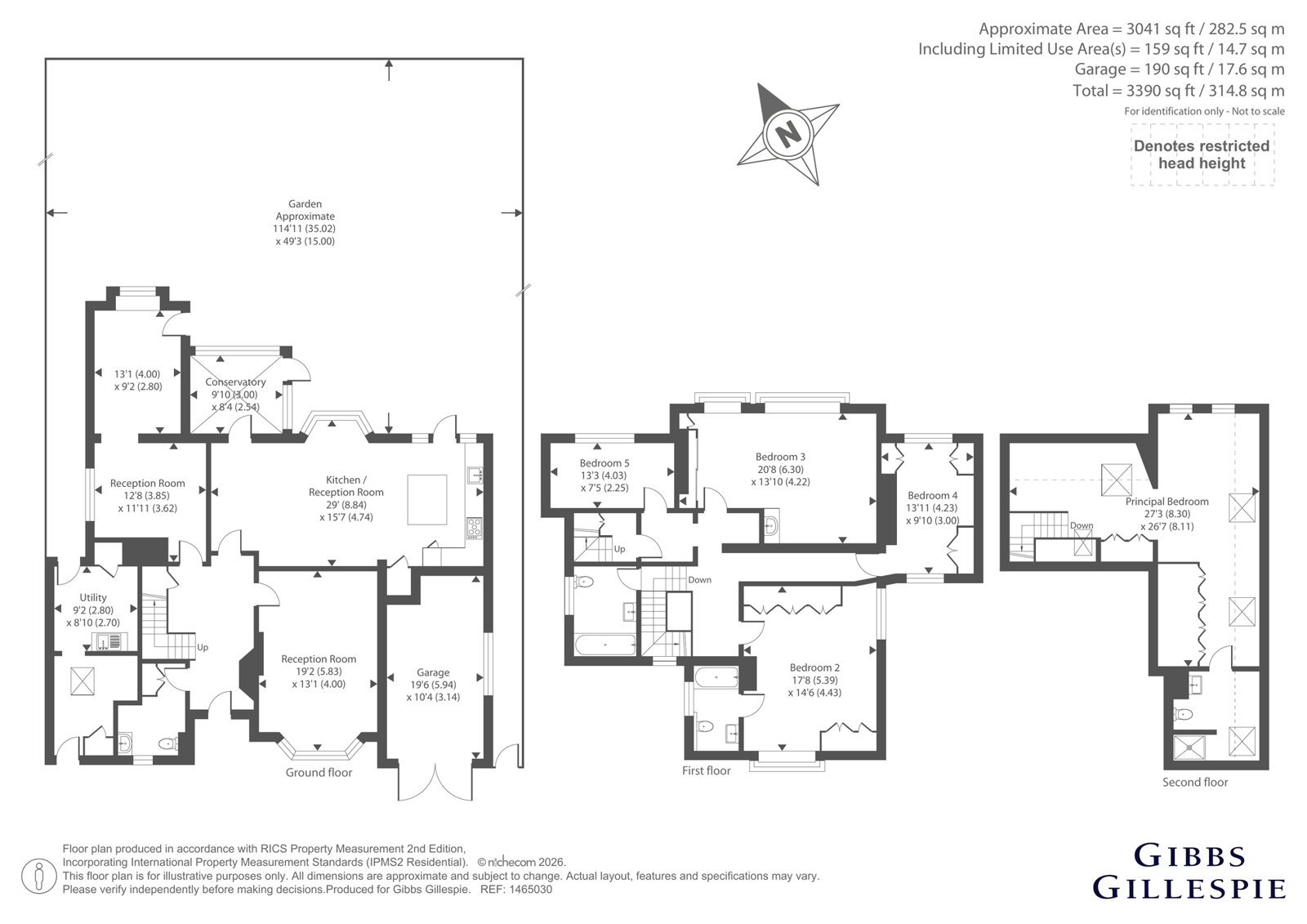 Hadley, 18, Elm Park Road, Middlesex floorplan