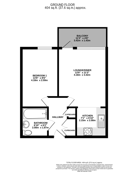 5 Clarinda House, Clovelly Place, Greenhithe floorplan