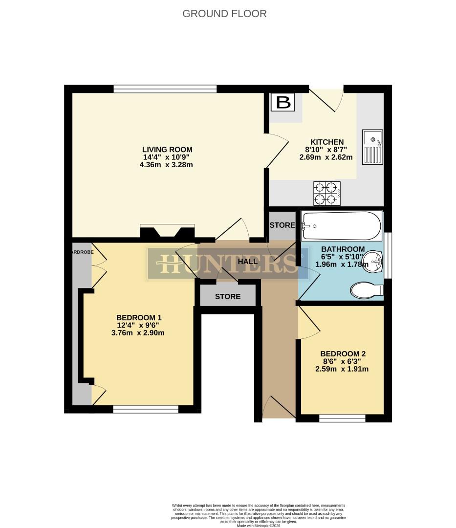 36, Blackburn Crescent, Sheffield floorplan