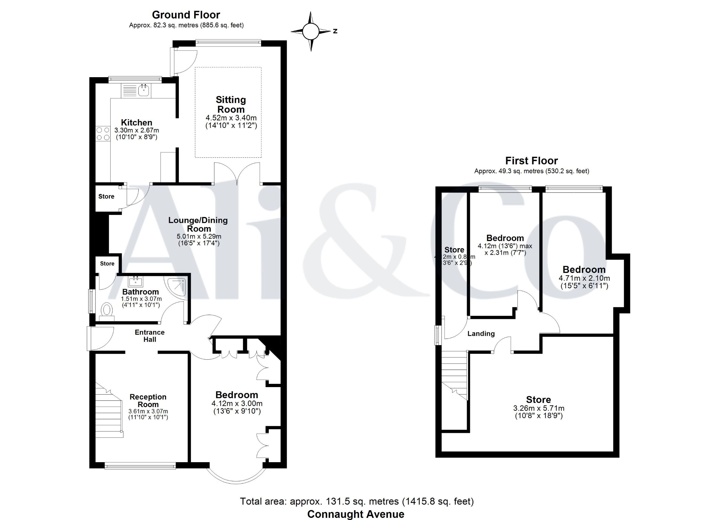 51 Connaught Avenue, Grays floorplan