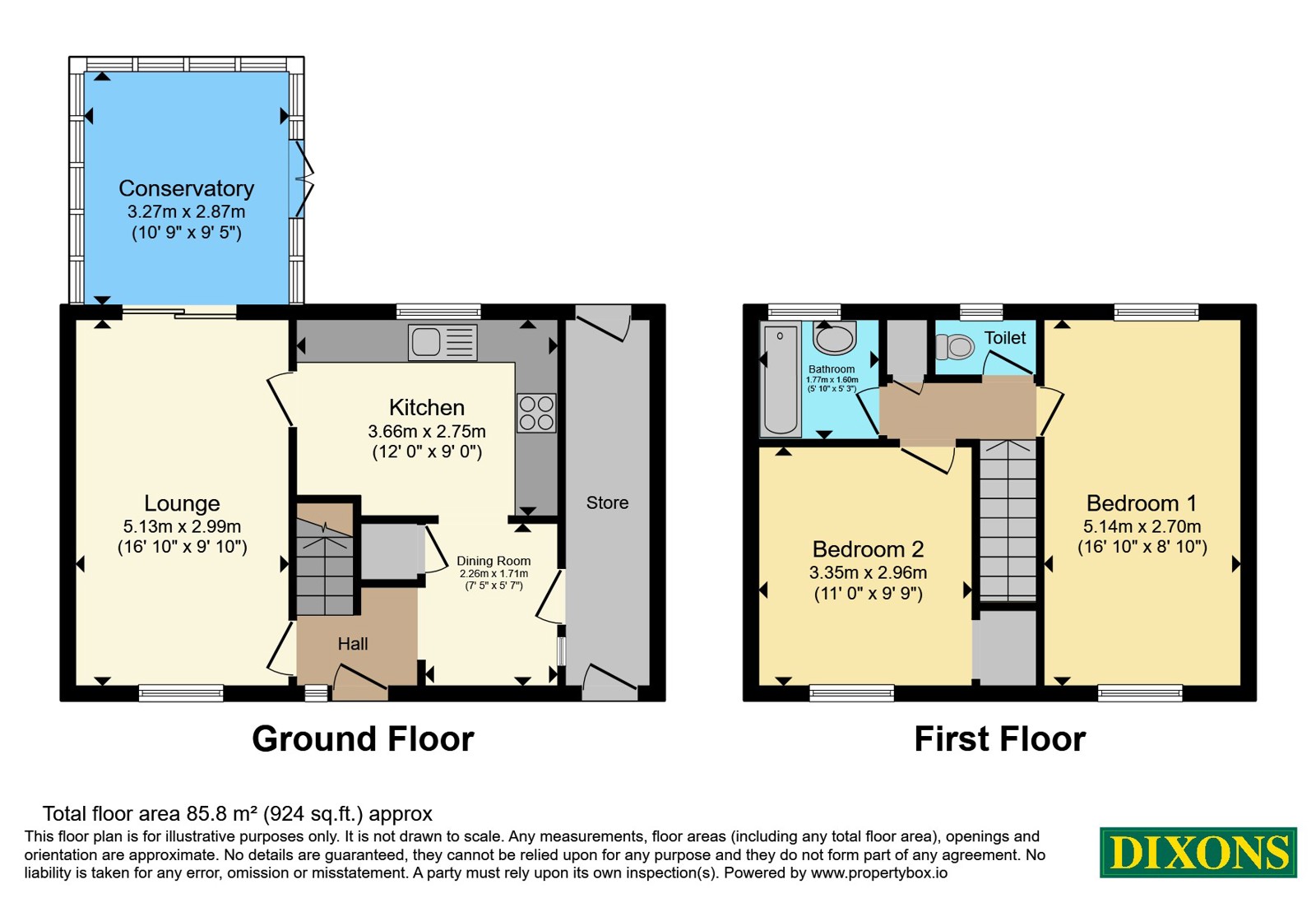 12, Barnfield Road, West Midlands floorplan