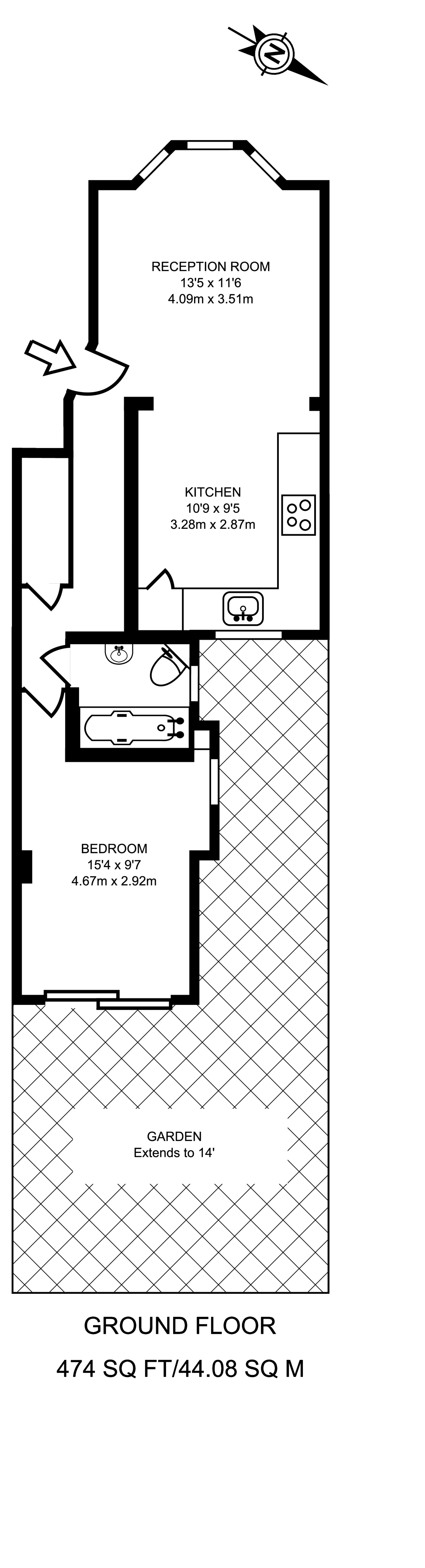 Napier Road, Kensal Green floorplan