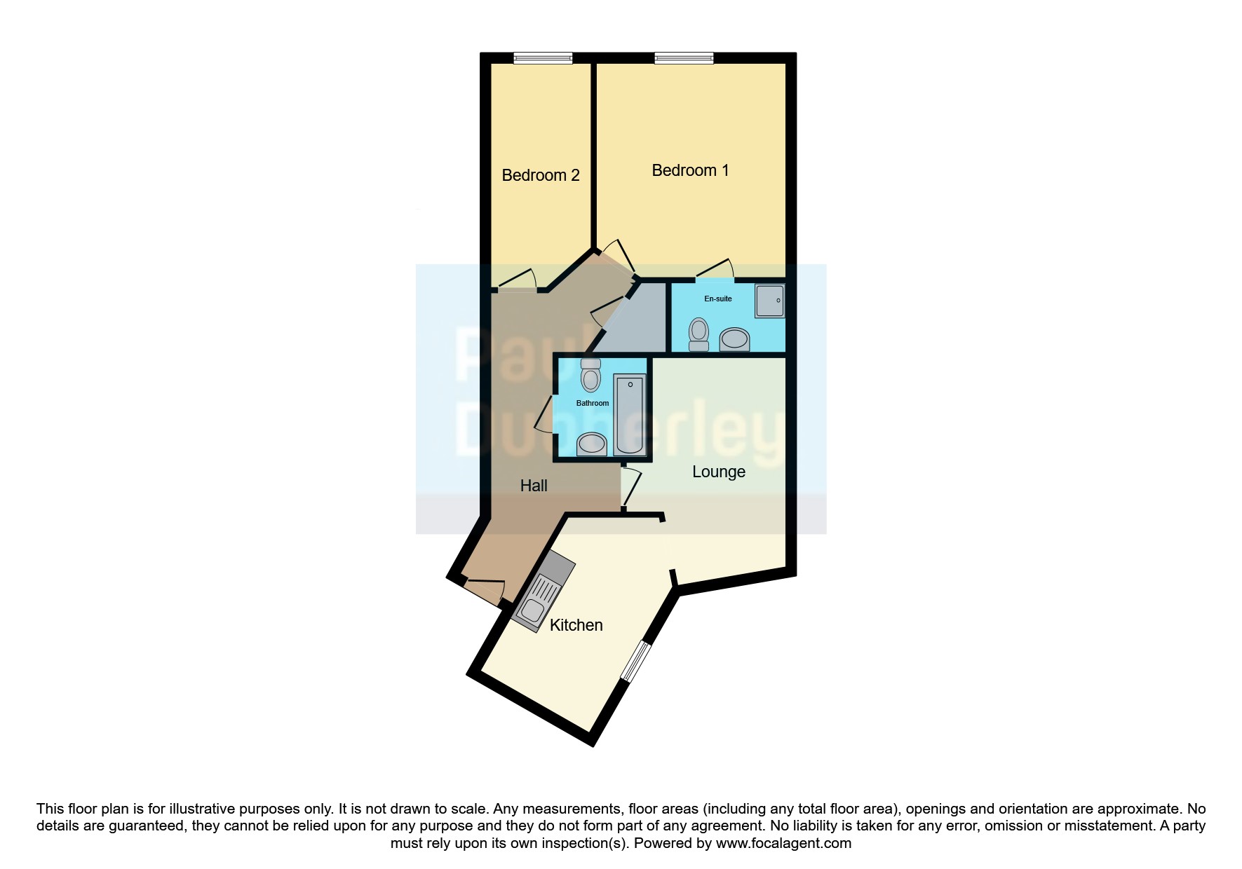 Flat 4, Watergaldes, 9, Rosehill, Willenhall floorplan
