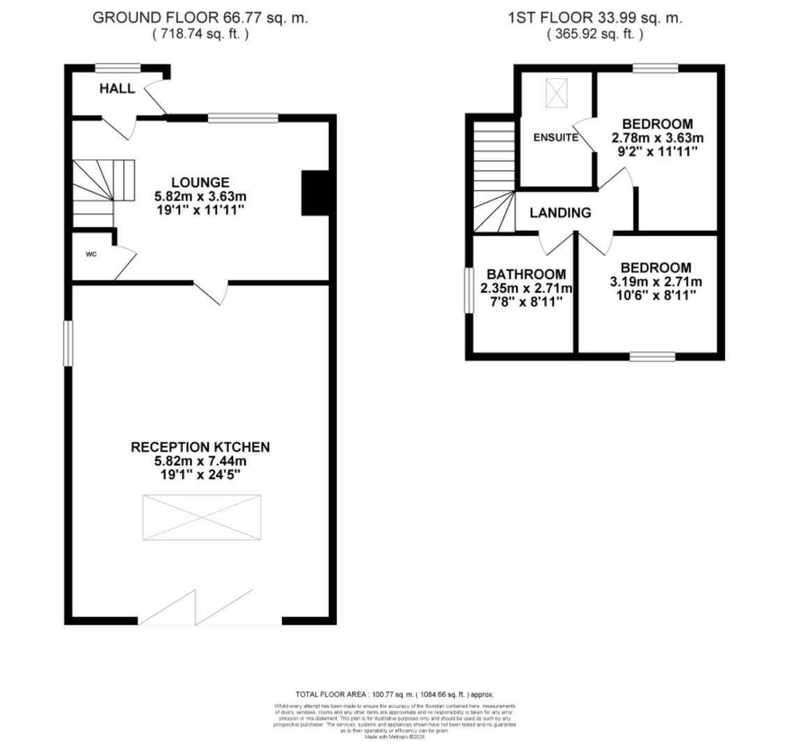 Larkhill Lane, Formby floorplan