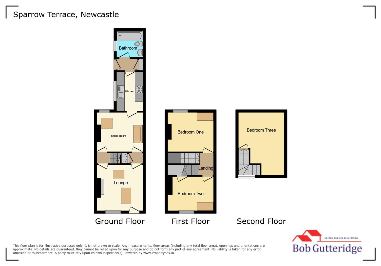3, Sparrow Terrace, Newcastle floorplan